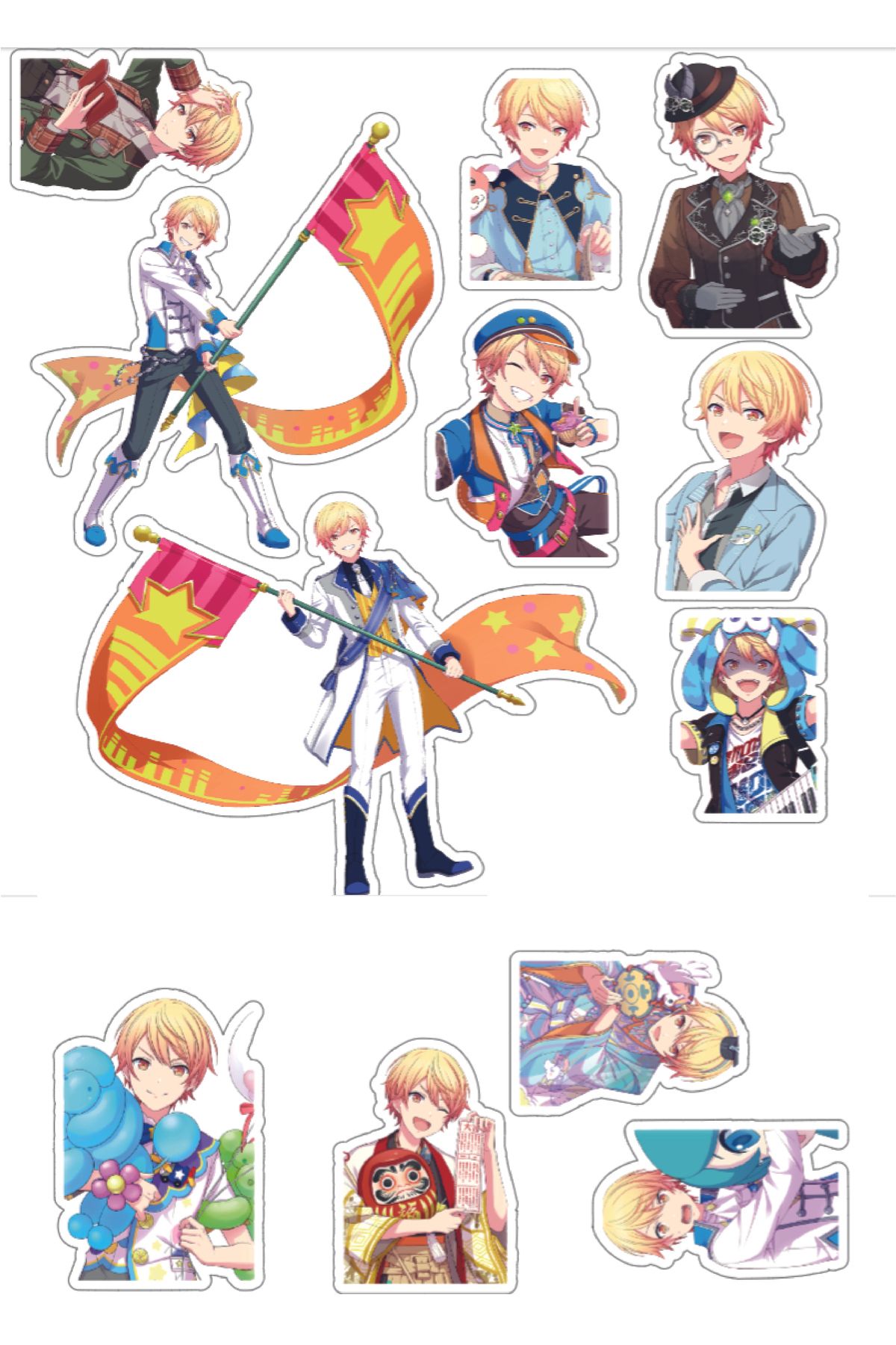 nihonwosekai Hatsune Miku Colorful Project Sekai Anime Sticker Seti Pjsekai Tenma Tsukasa