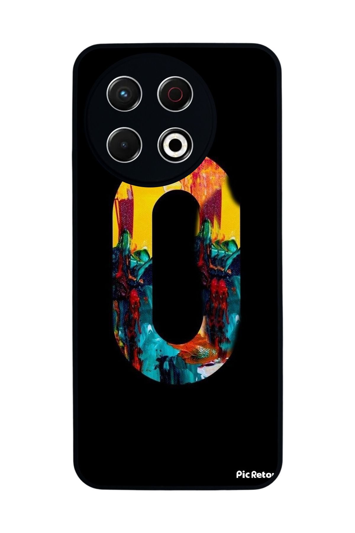 TECNO Spark 30 Pro Mat Siyah Kılıf – Yumuşak Silikon, Koruyucu, Şok Emici Kapak