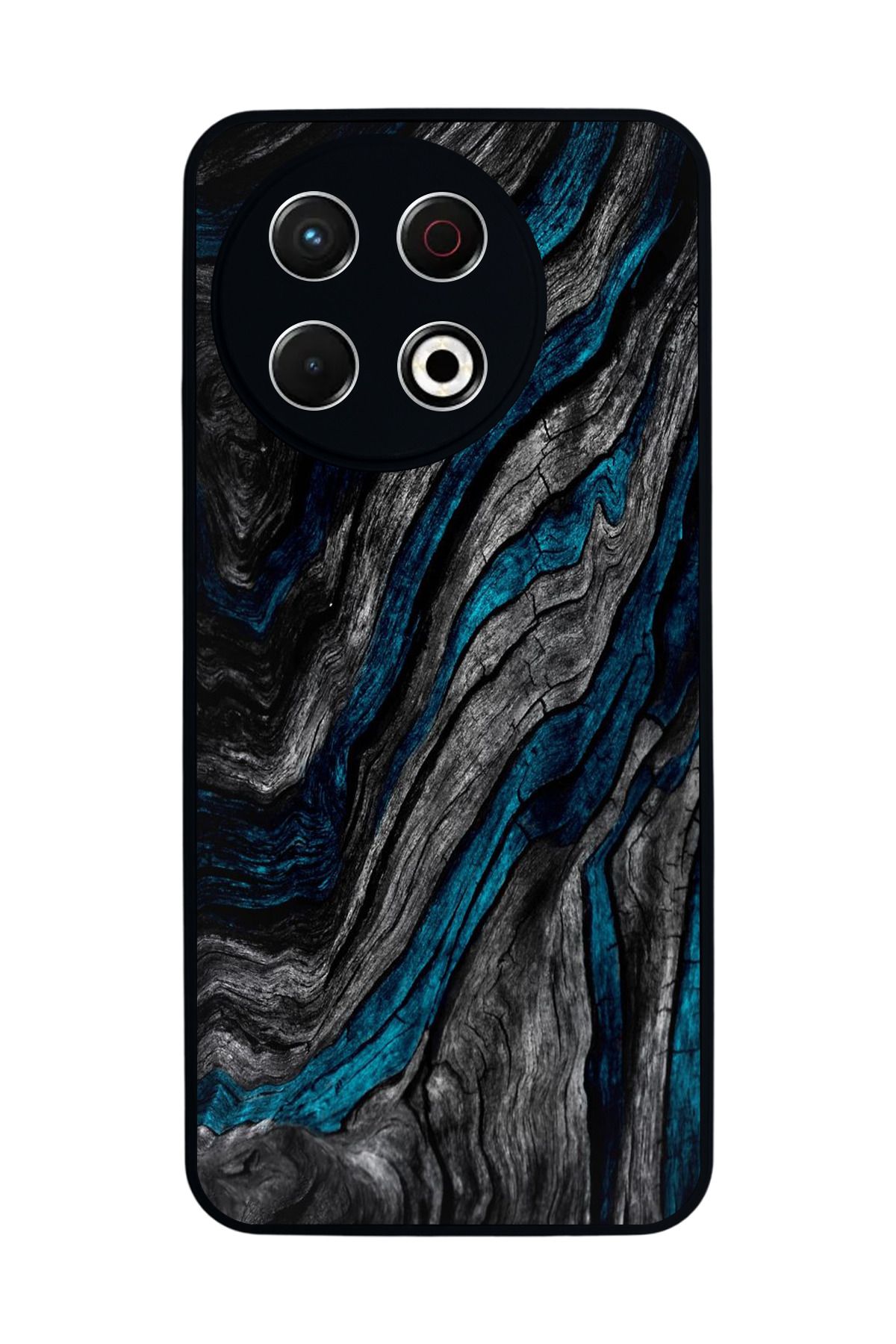 TECNO Spark 30 Pro Mat Siyah Kılıf – Yumuşak Silikon, Koruyucu, Şok Emici Kapak