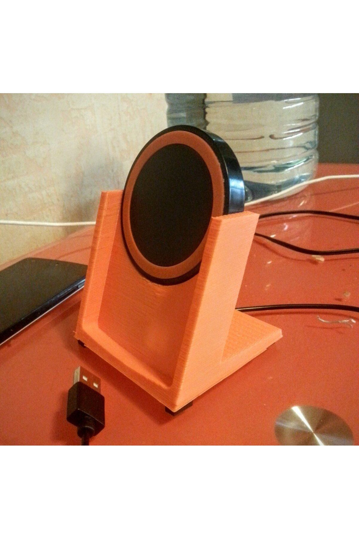 Lucest Kablosuz Şarj İstasyonu Nexus 5  Turuncu (Plastik Aparattır!!!) Hediyelik