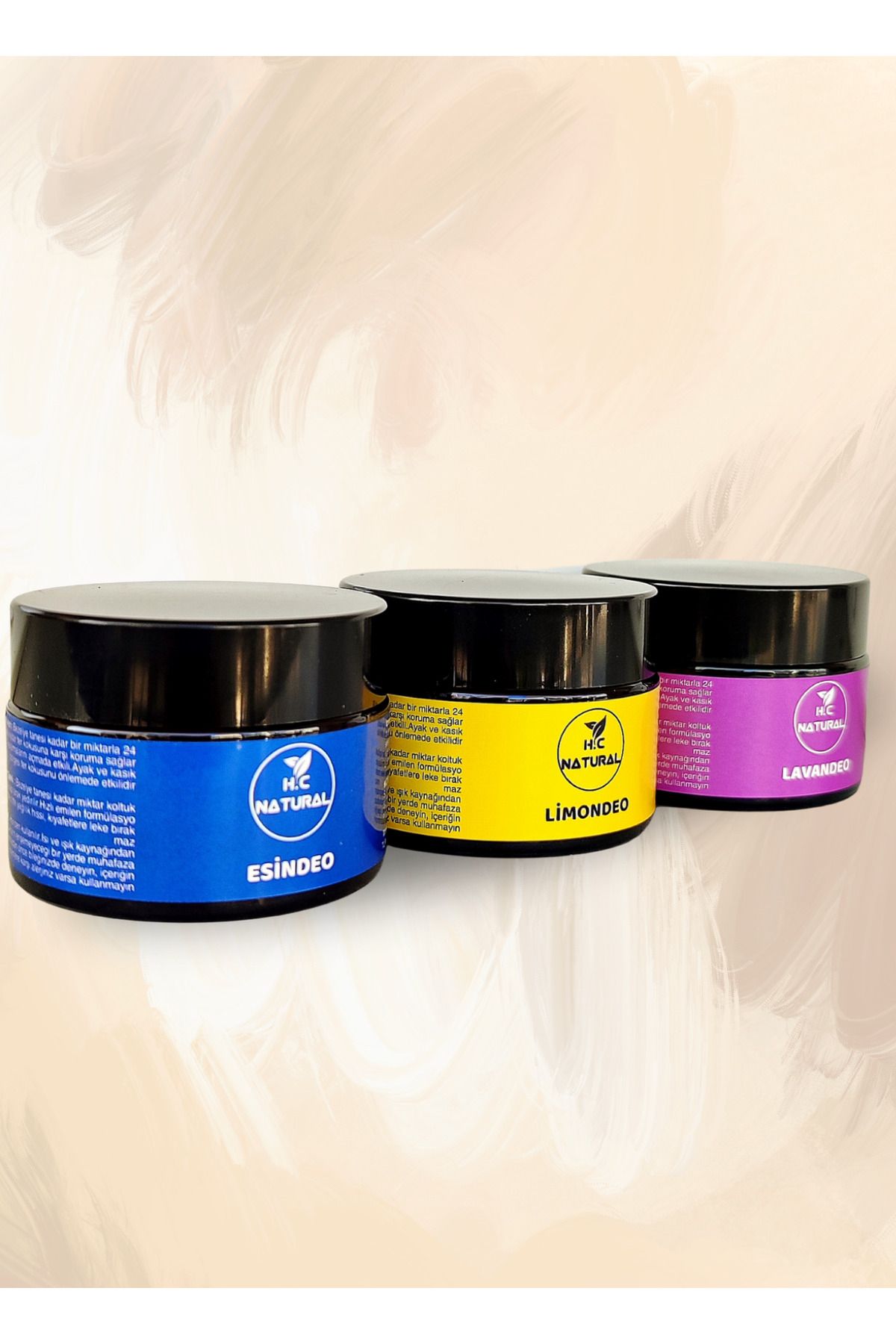 H.C NATURAL Krem Deodorant 3 lü Set