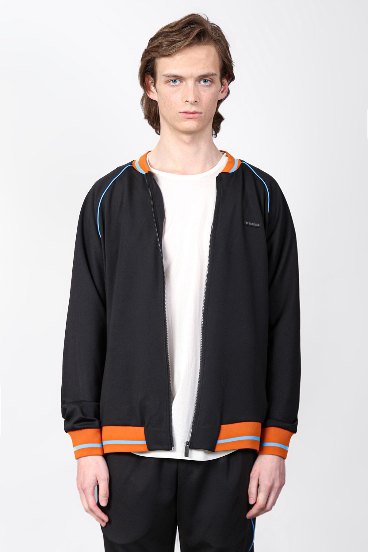 Isaora Logolu Şerit Detaylı Regular Fit Kolej Yaka Sweat Erkek SWEAT ISR8111 888
