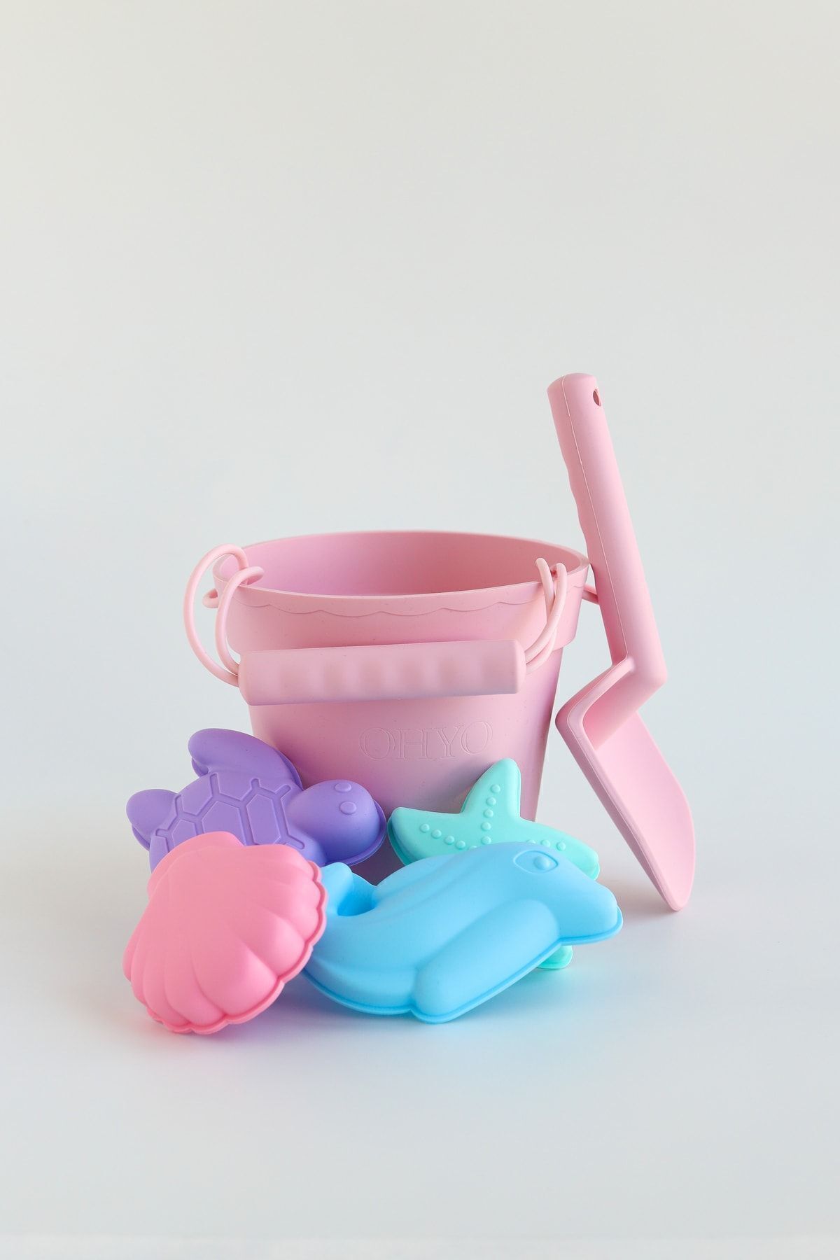 AboutThePerfect Pembe Silikon Banyo ve Plaj Kova Seti, Sağlıklı ve Doğal Çocuk Oyunları