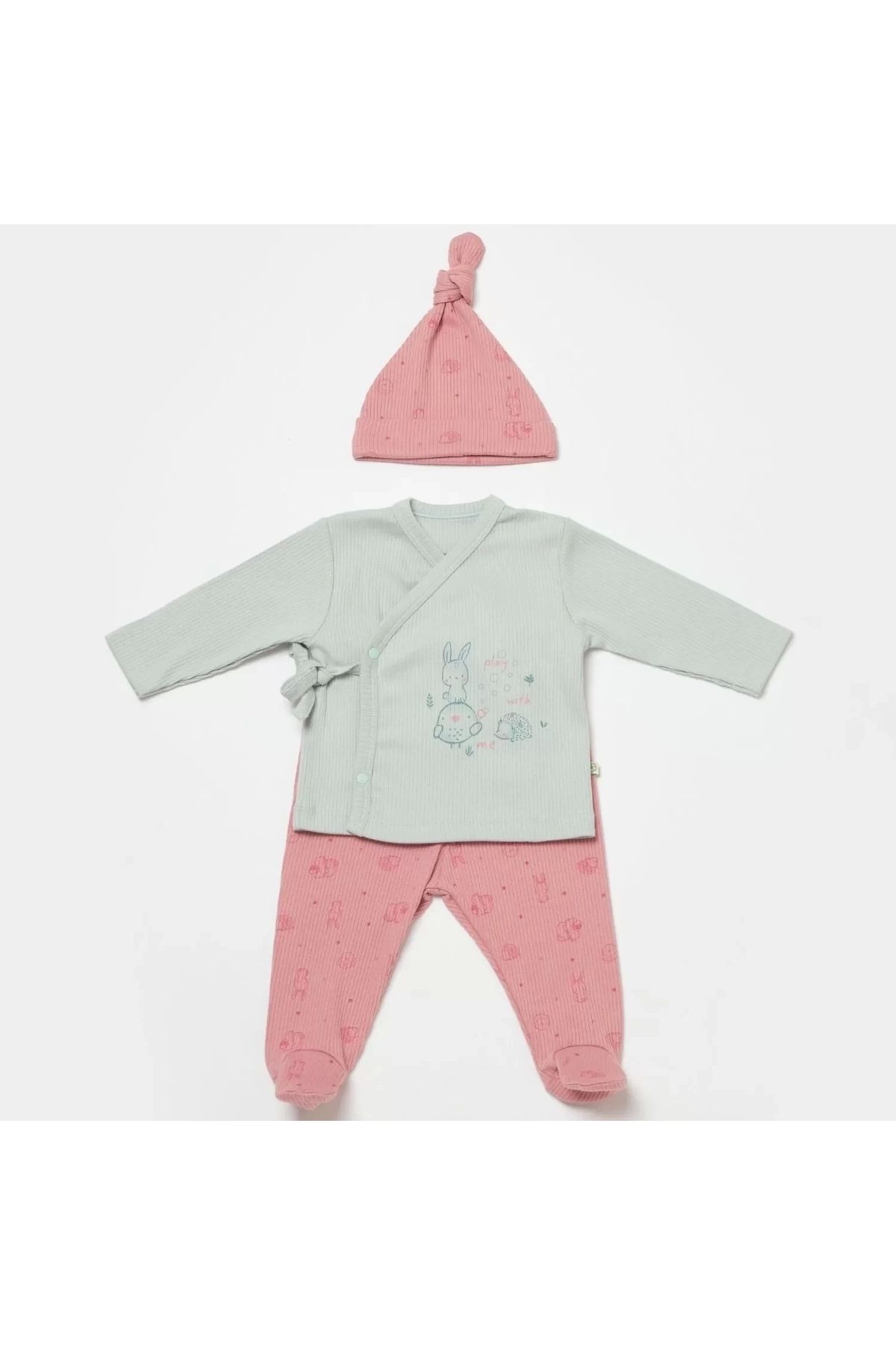 Haye Collection Modal Play With Me 3lü Zıbın Set Mint