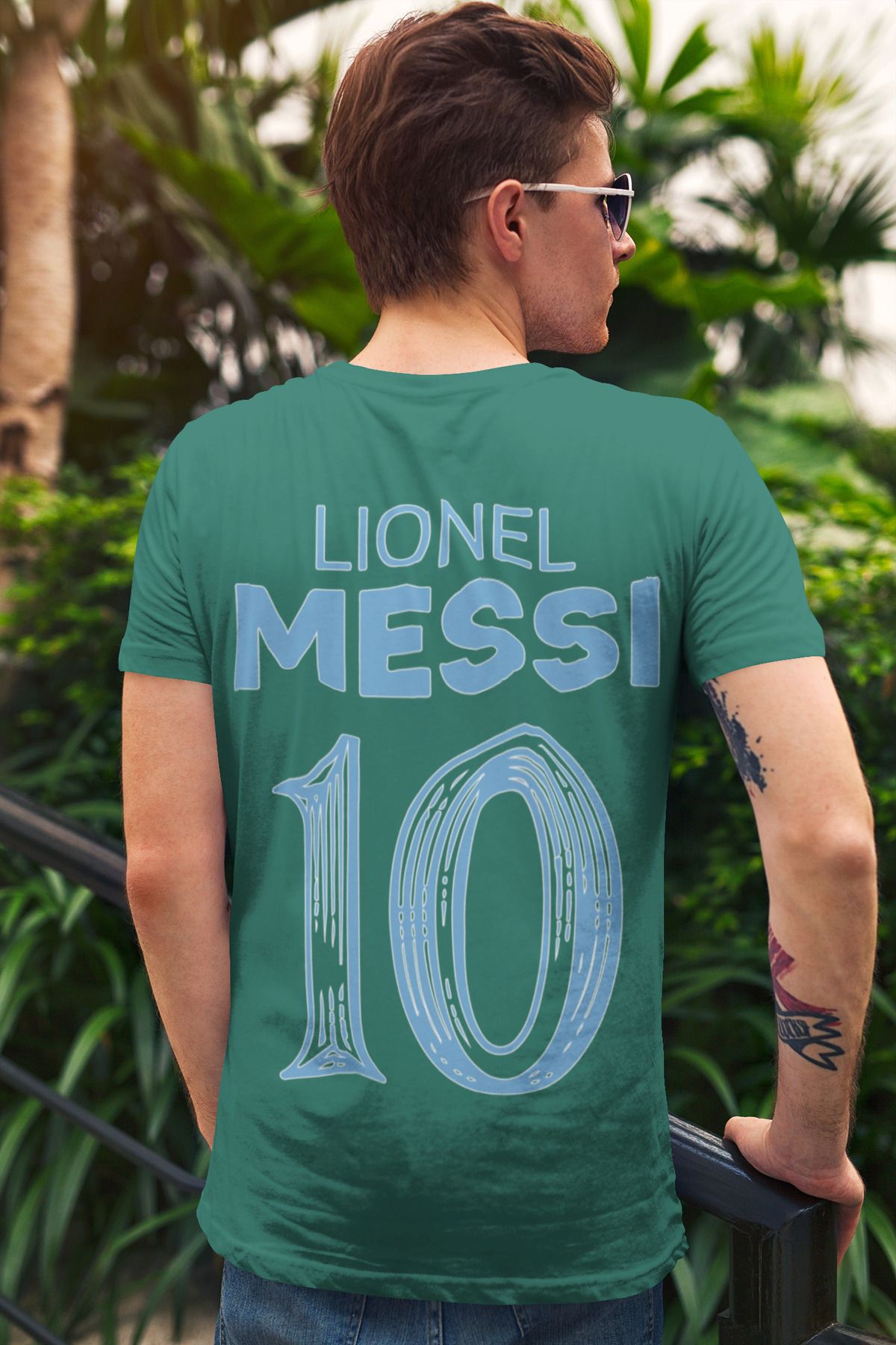 Biy Store Arjantin milli takım forma Lionel futbol sırt baskılı unisex kısa kollu tişört spor t-shirt