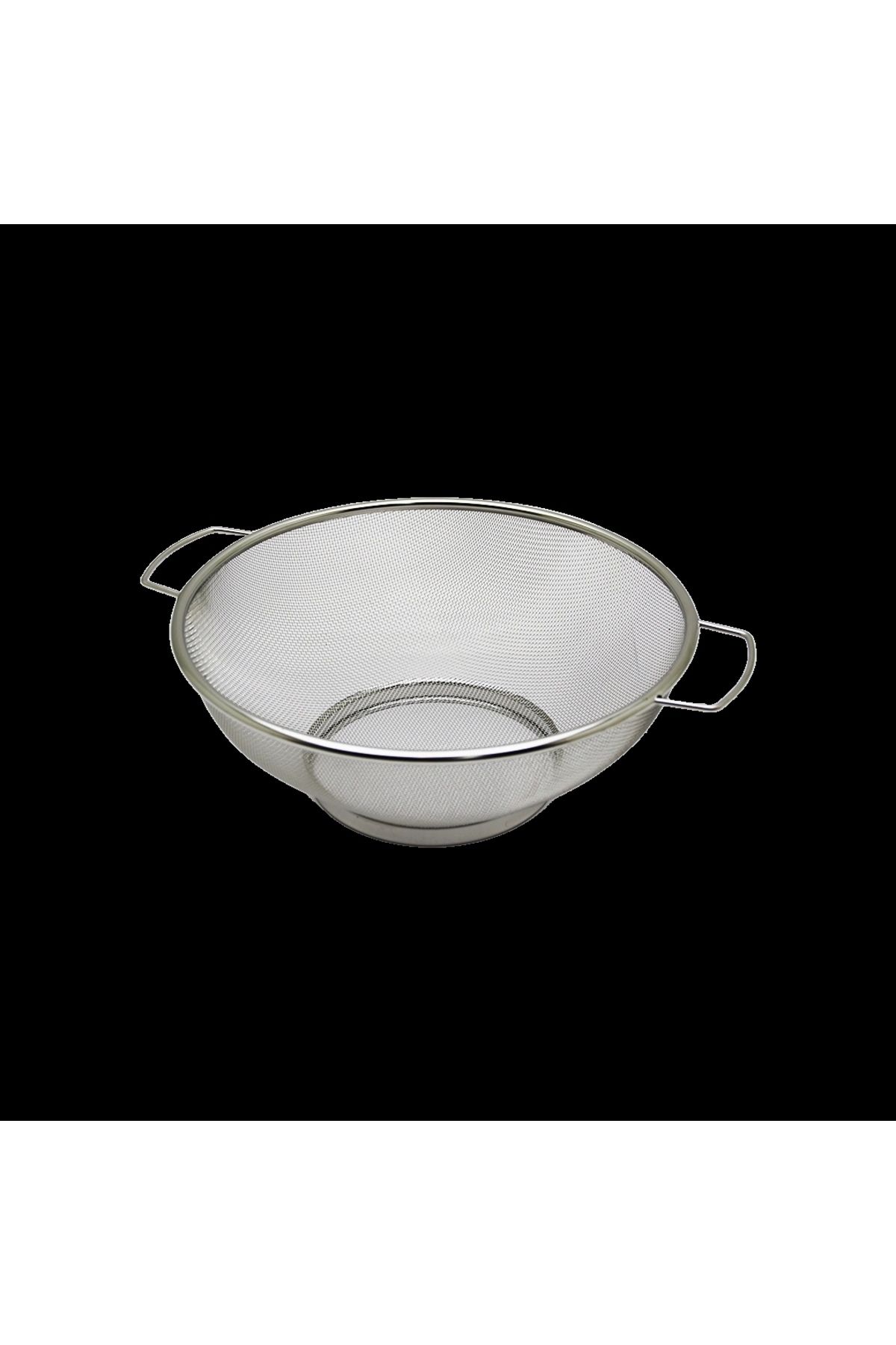 HAZEGO 24cm Metal Kulplu Çelik İnce Tel Sepet Süzgeç