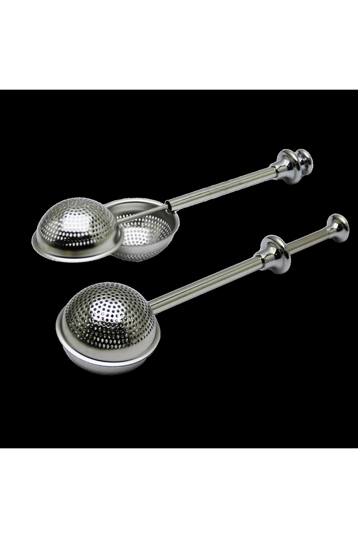 HAZEGO Top Hazneli Metal Bitki Çay Süzgeç