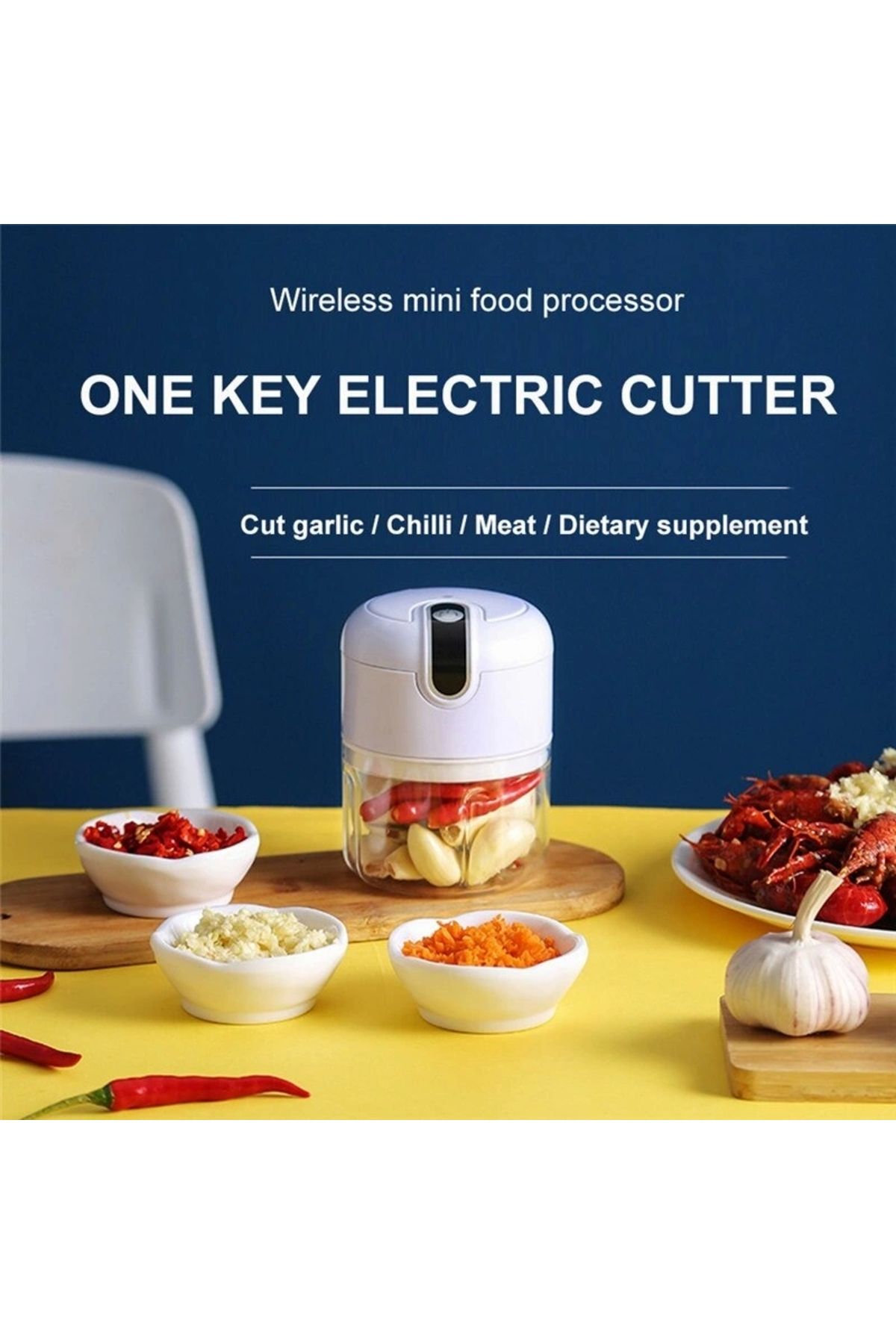 HAZEGO Mini Rondo Şarjlı 250 Ml Hazneli