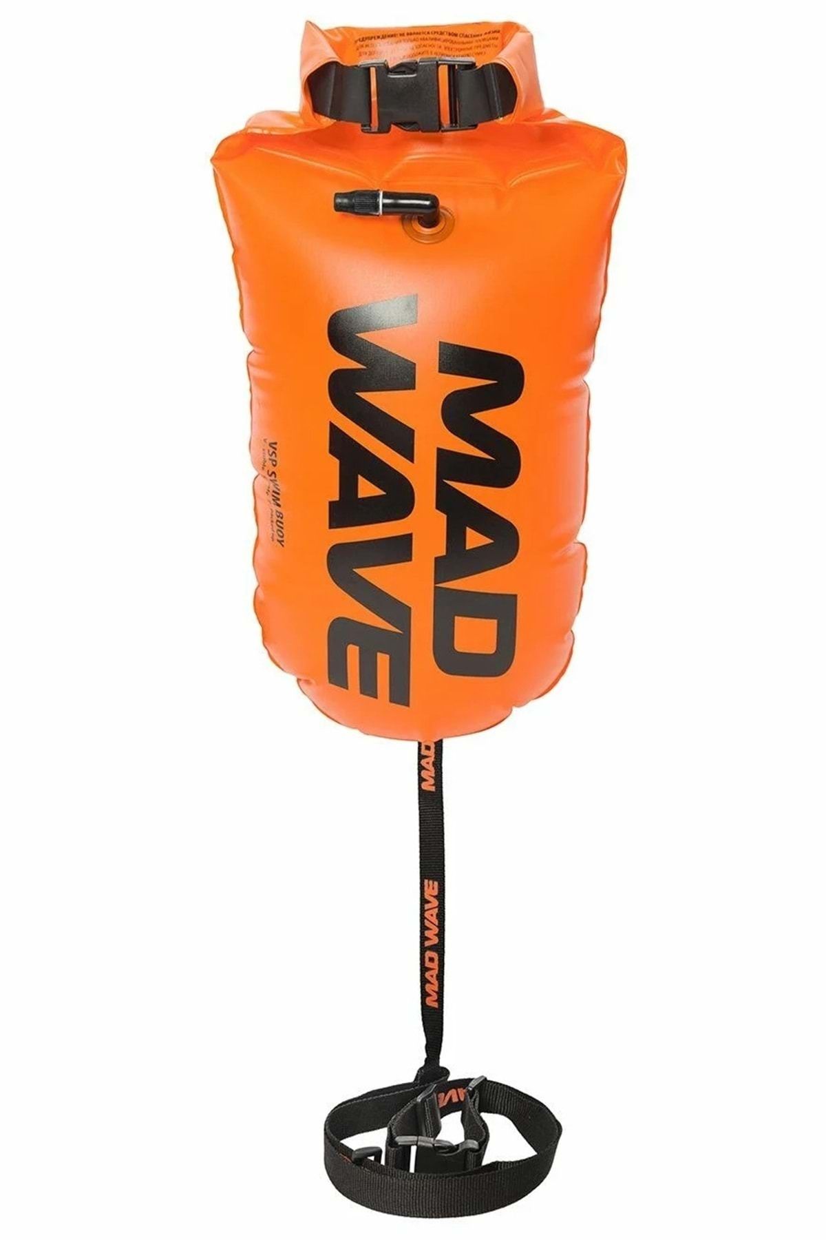 AboutThePerfect Turuncu Wave VSP Swim Buoy Çantalı, suyla güvenli ve konforlu yüzme deneyimi sağlar