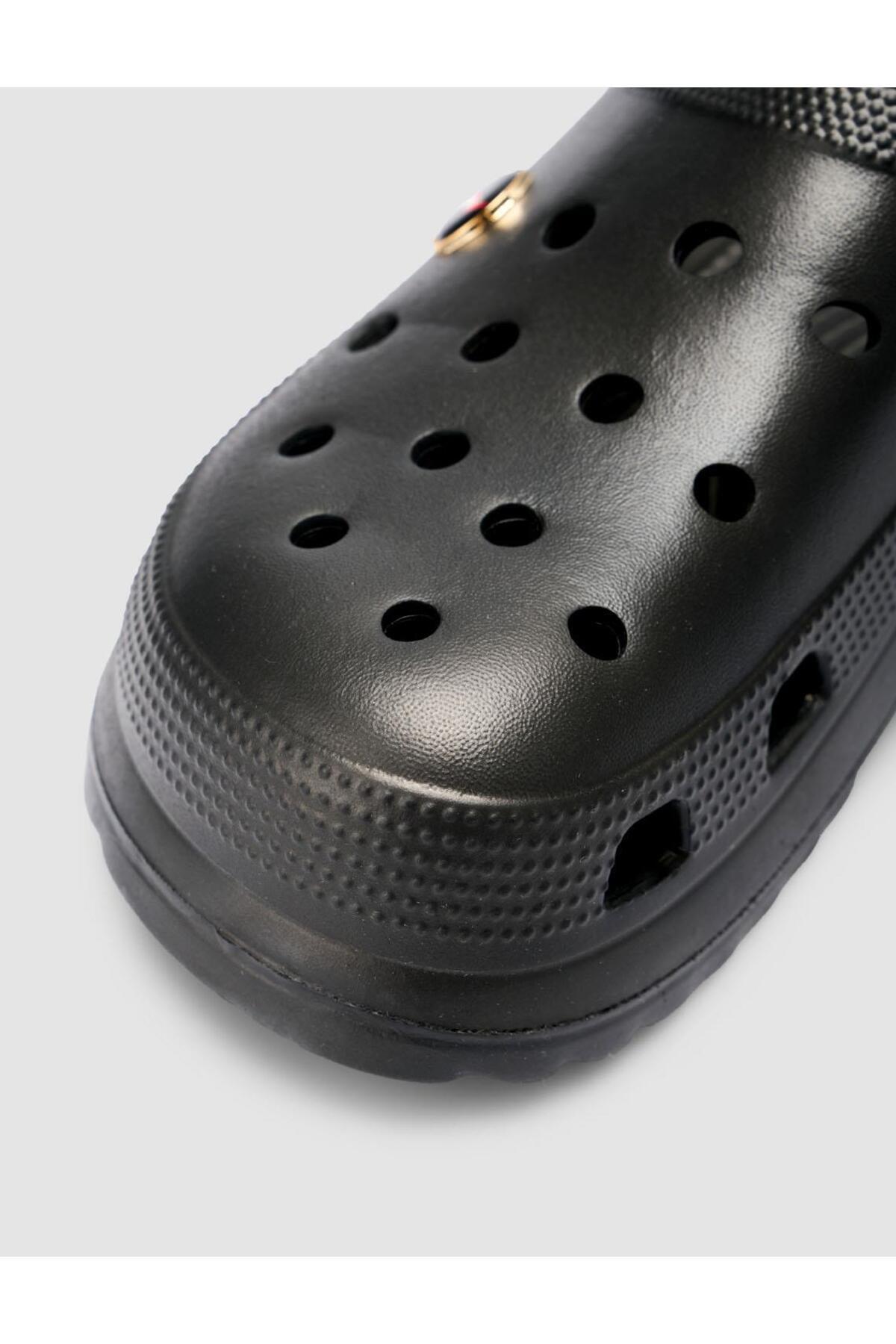 Cabani-Snx Black Men's Perforated Eva Slippers 7