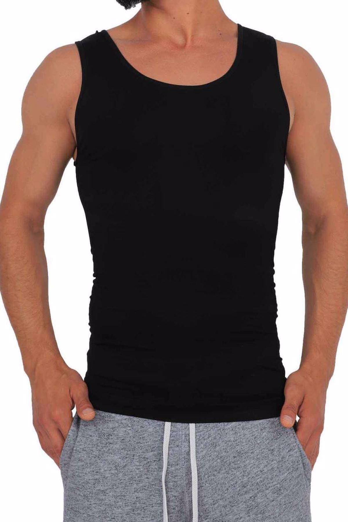 AboutThePerfect Siyah Erkek Korse Atlet Seamless 650, konforlu ve şık tasarım, tek adet