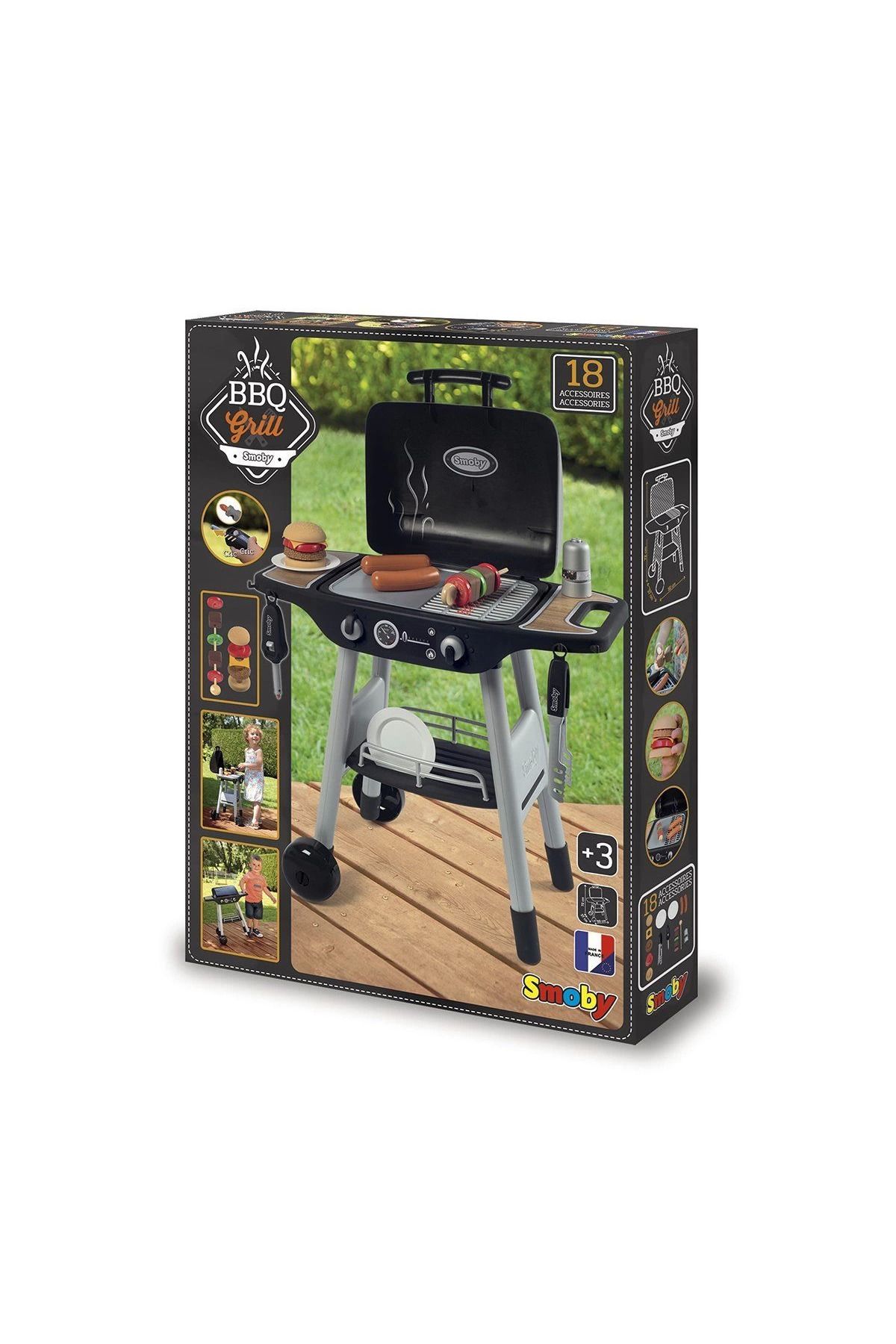 feifei 7600312001 Smoby, BBQ Grill - Barbekü / 3-8 yaş **OYUNCAK**