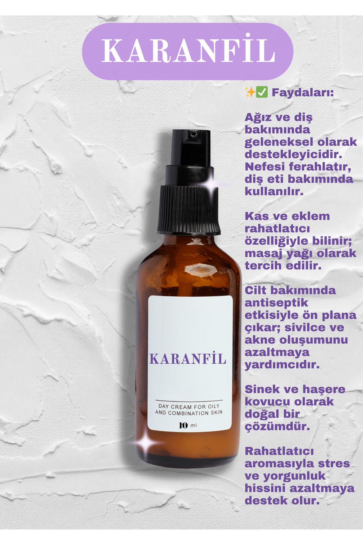 vita %100 Distilasyon KARANFİL YAĞI 10ML