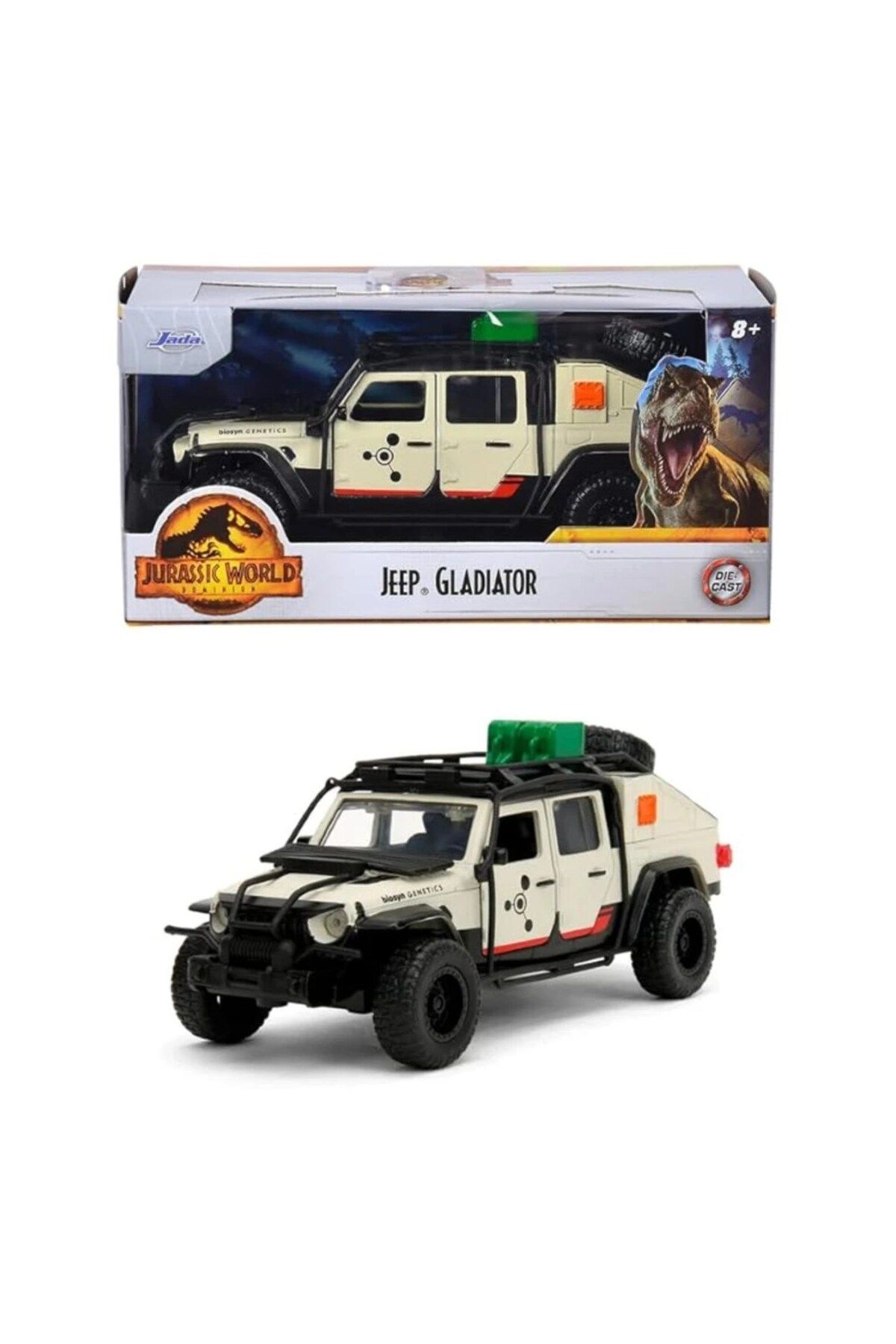 Jada 253252023 1:32 Jurassic World 2020 Jeep Gladiator Araba