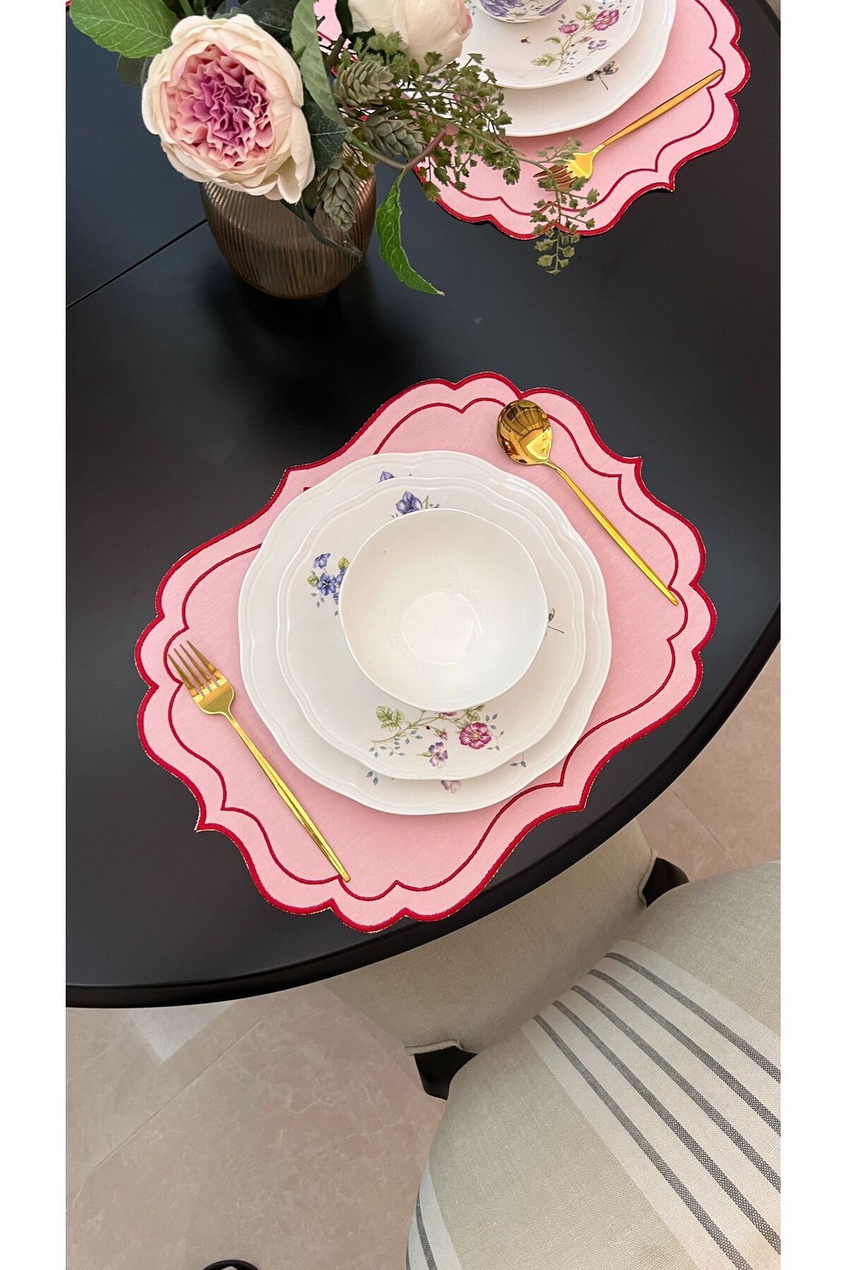 CASADORIA Pembe Amerikan Servis