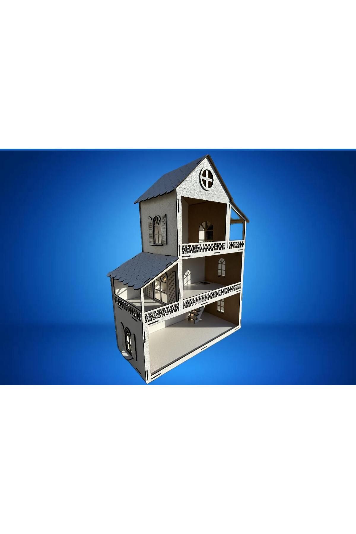 DESİGN AHŞAP ÇOCUK OYUN EVİ 60 CM