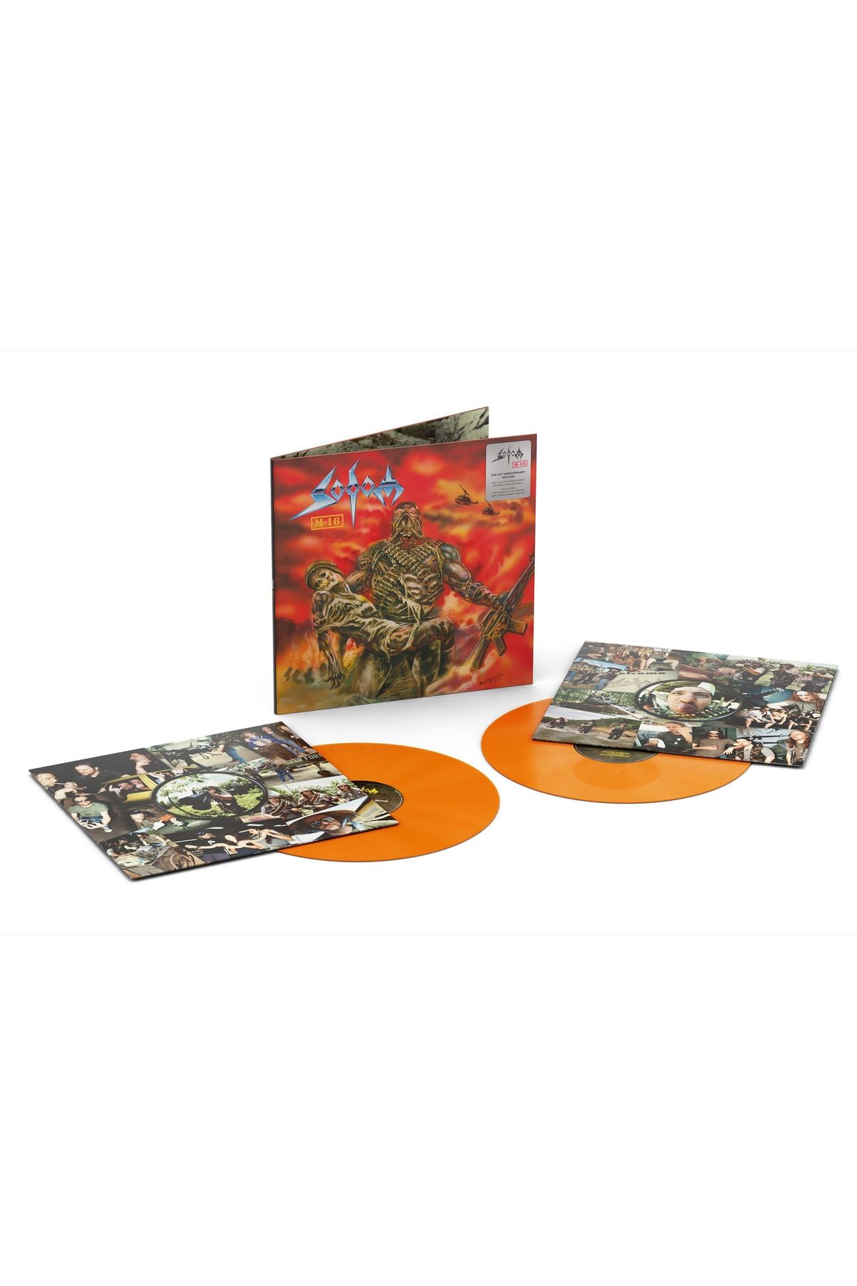 Eskişehir Plak SODOM – M-16 (20th. Anniversary Edition ORANGE VINYL) 2LP