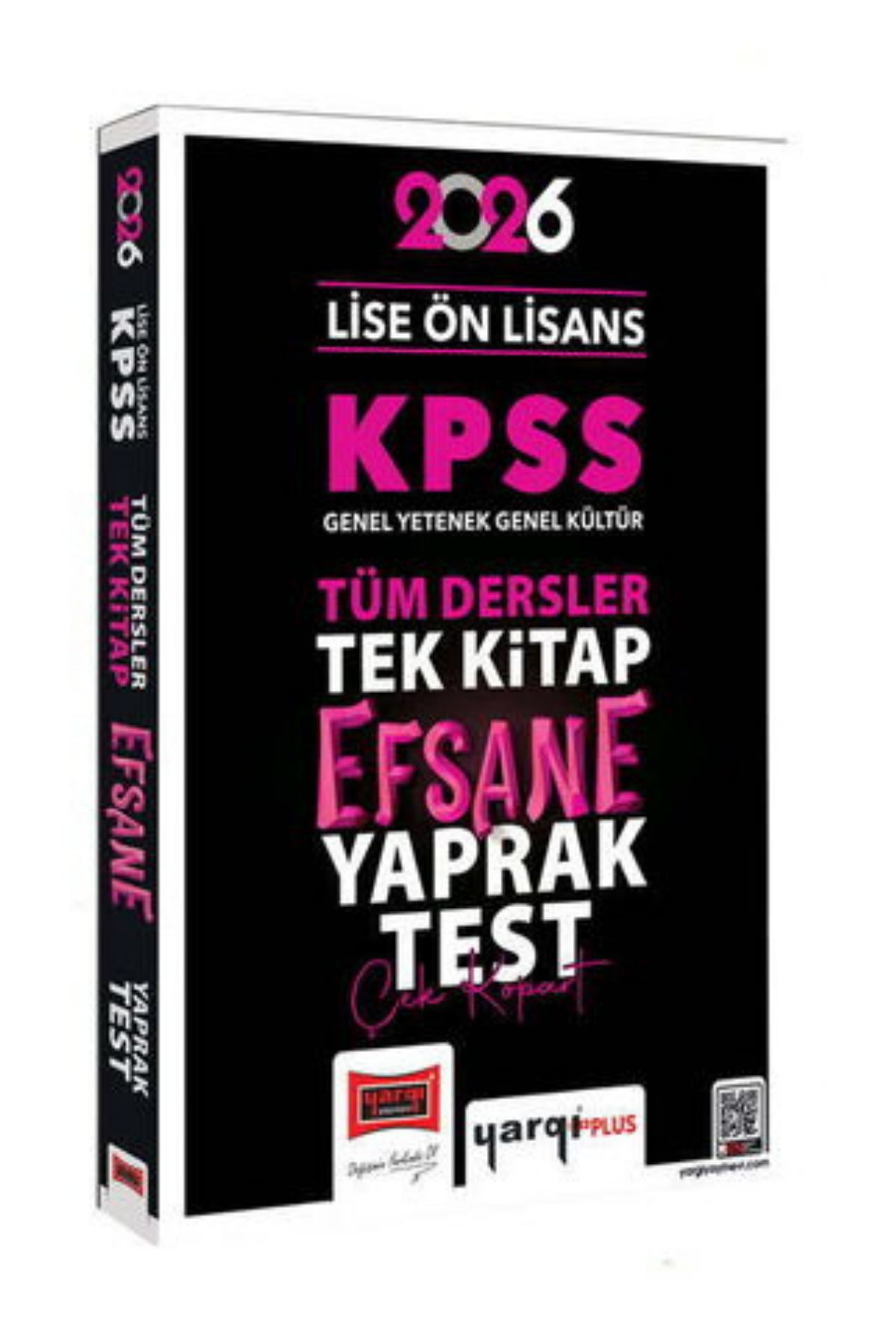 Yargı Yayınları 2026 KPSS Lise-Ön Lisans GK-GY Tüm Dersler Tek Kitap Efsane Çek Kopart Yaprak Test-YEP YENİ