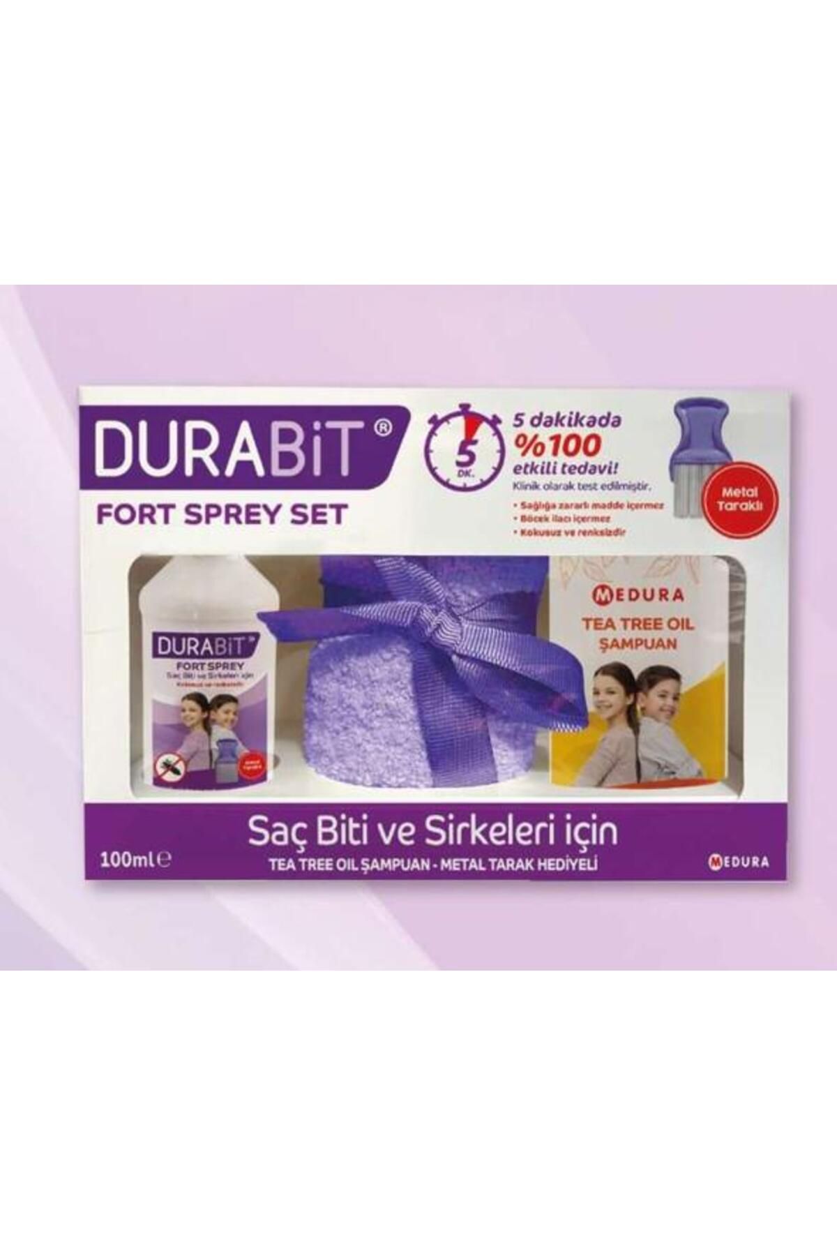 MEDURA DURABİT FORT BİT SPREY SET 5DK HAVLU HEDİYELİ