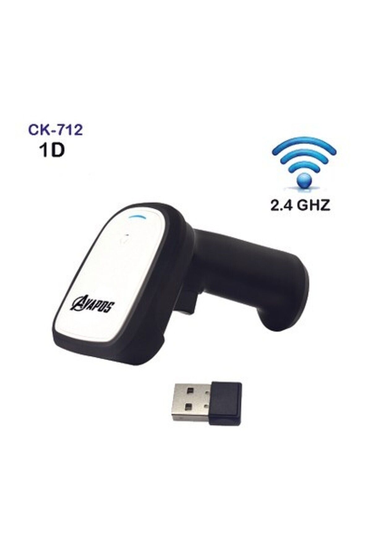 avapos CK712 Kablosuz Uzun Ömürlü El Okuyucusu