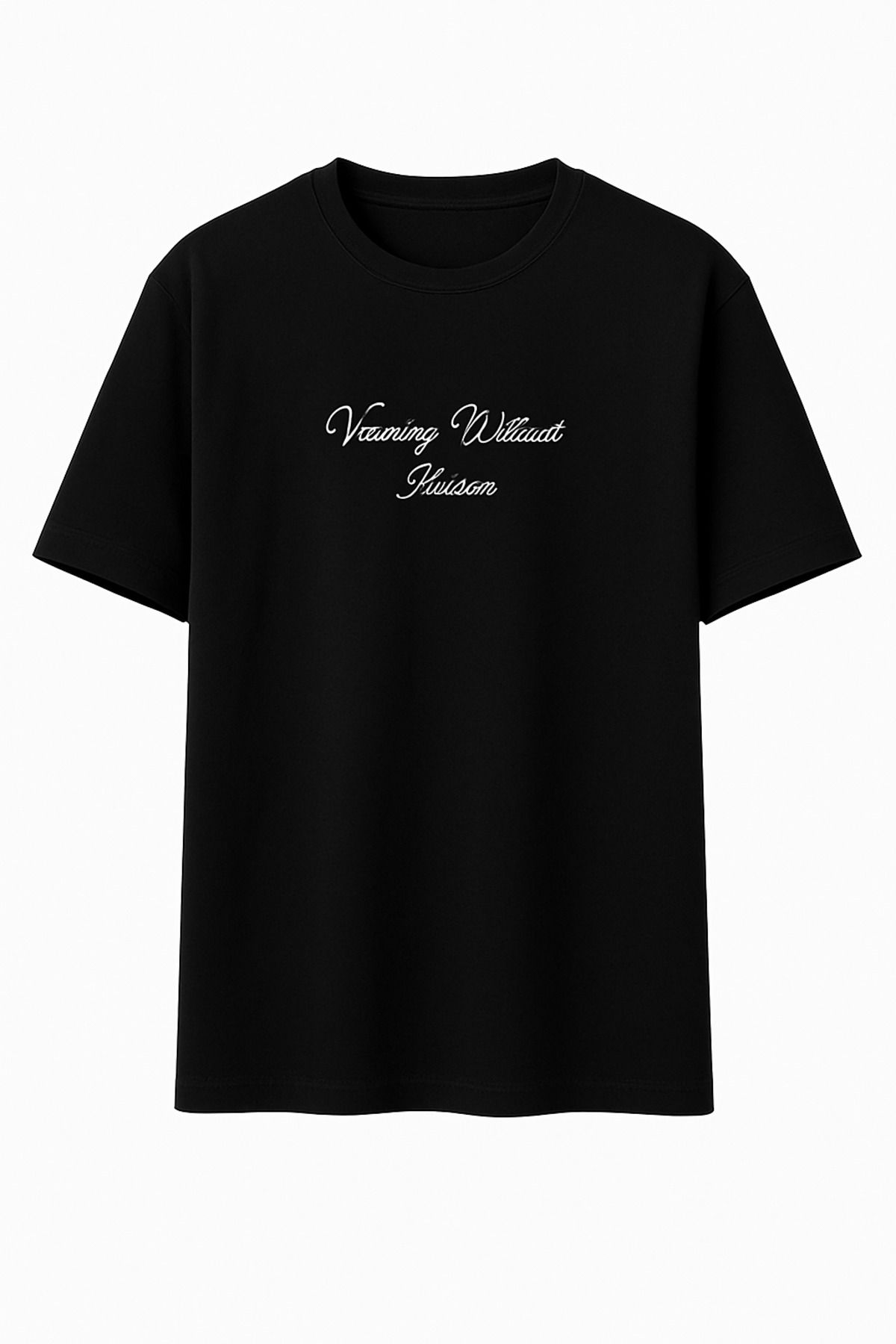 WİSHTEX EVRA - Ön ve Arka Baskılı Oversize T-Shirt