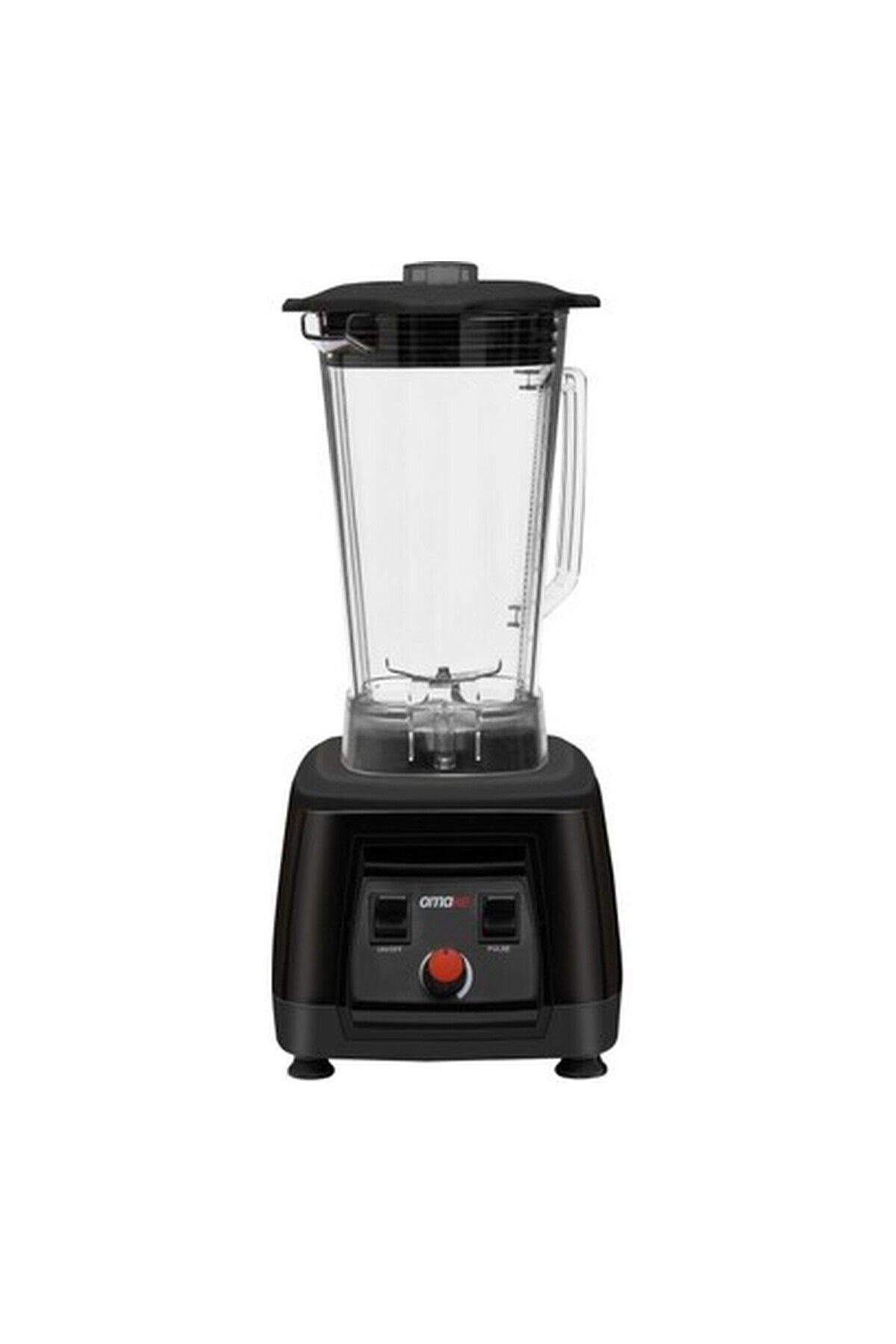 OMAKE 1200 Watt + Bar Blenderi  Uyumlu Digital Kontrollü Buz Kırıcı 2200 Watt 3 Litre Kapak Sensörlü Siyah