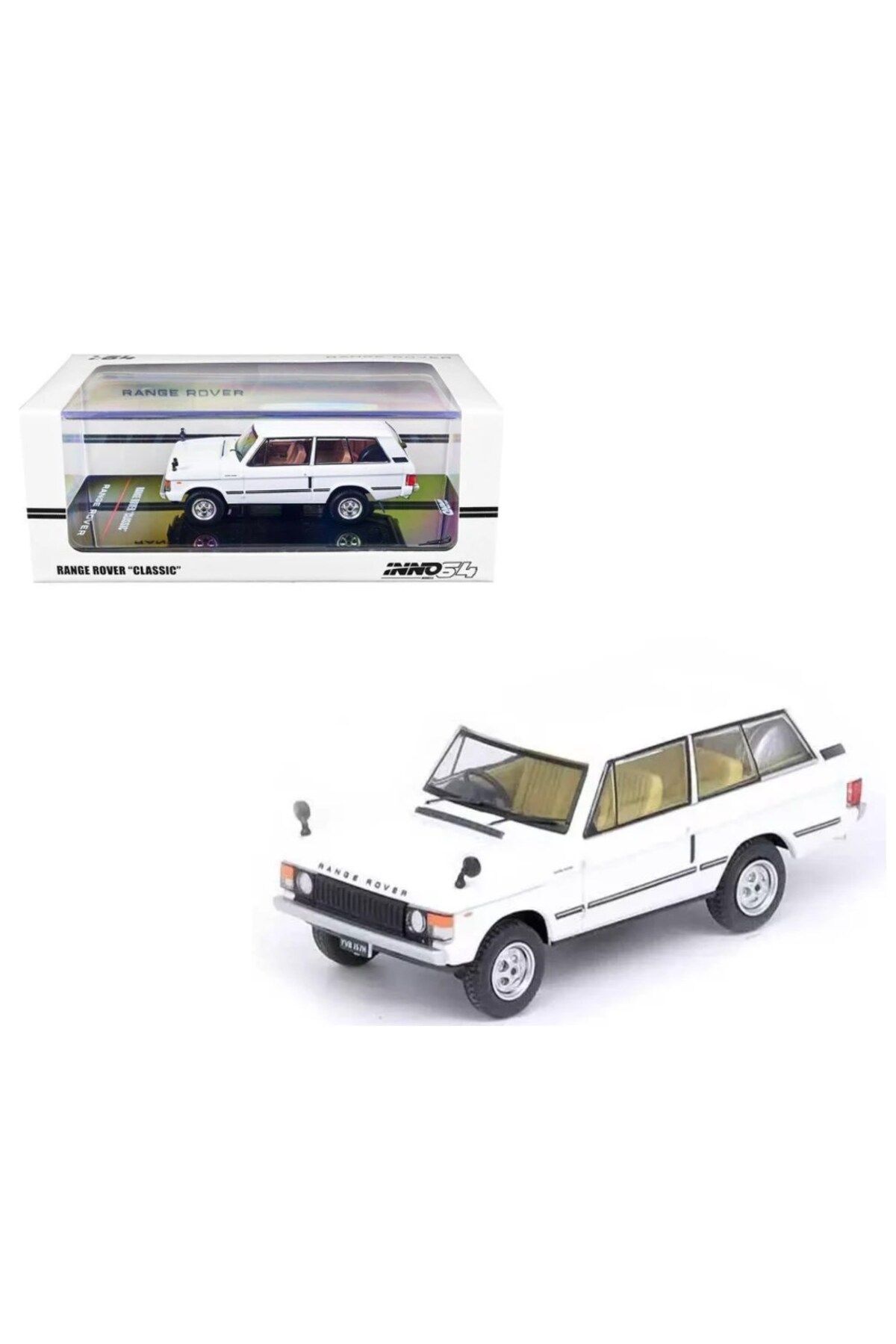 Inno 1:64 Range Rover ''CLASSIC'' White IN64-RRC-WHI