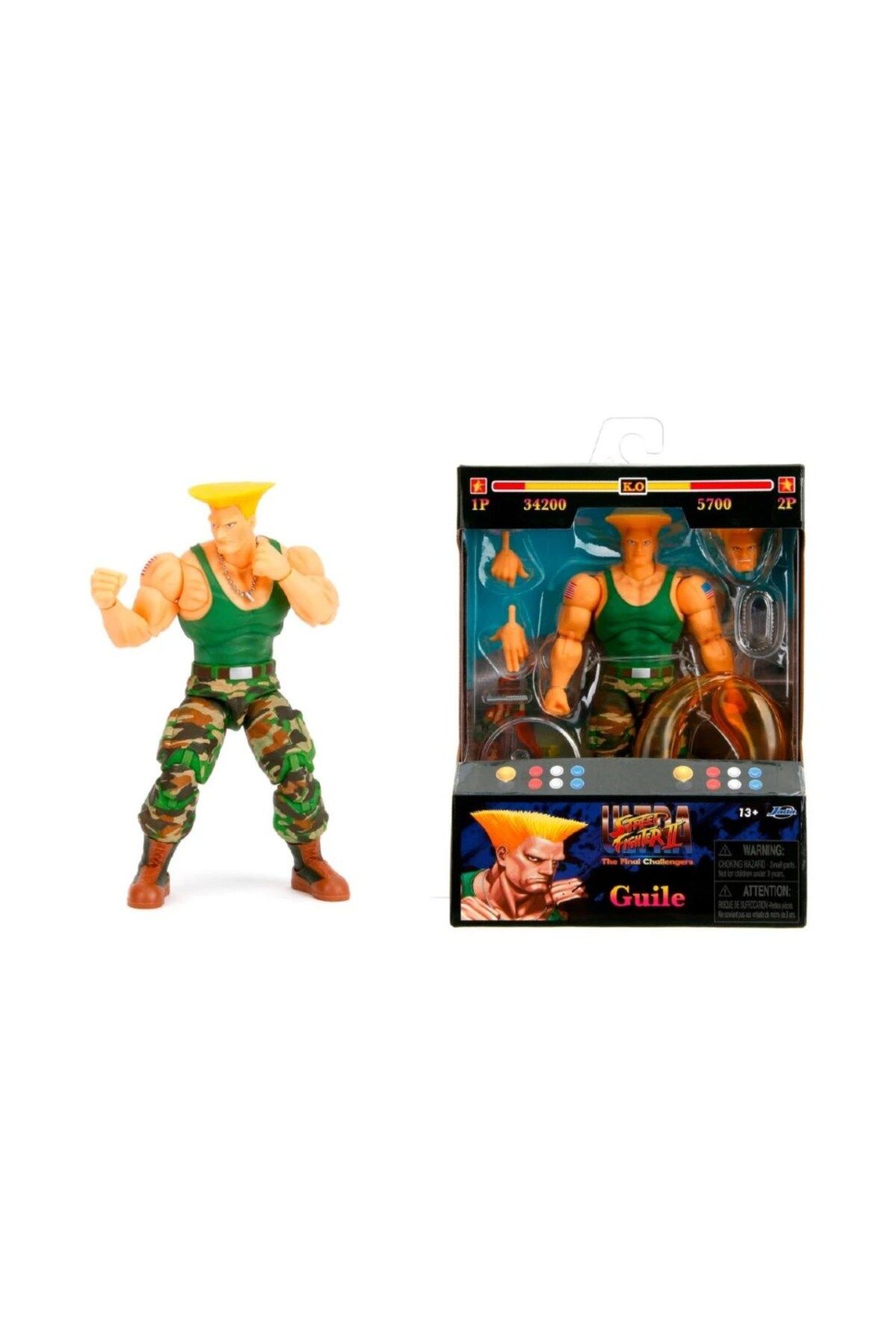 Jada 253252032 Street Fighter II Guile Figür