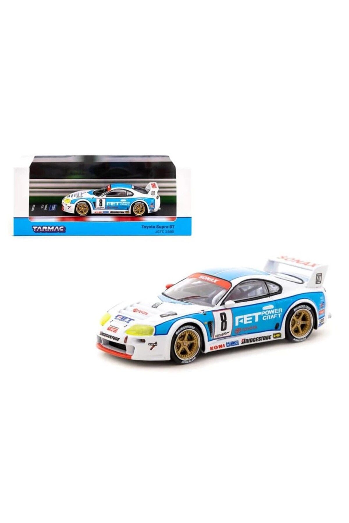 Tarmac Works Tarmac 1:64 Toyota Supra GT JGTC 1995 N Nagasaka / K Misaki Special Edition T64-051-95JGTC08