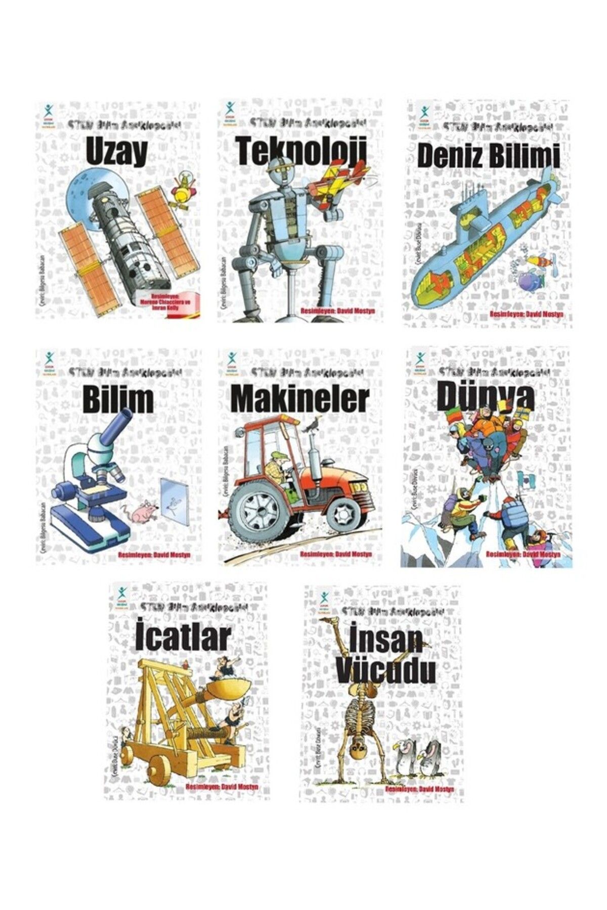 ÇOCUK GELİŞİMİ YAYINLARI Stem Bilim Ansiklopedisi (8 KİTAP SET)