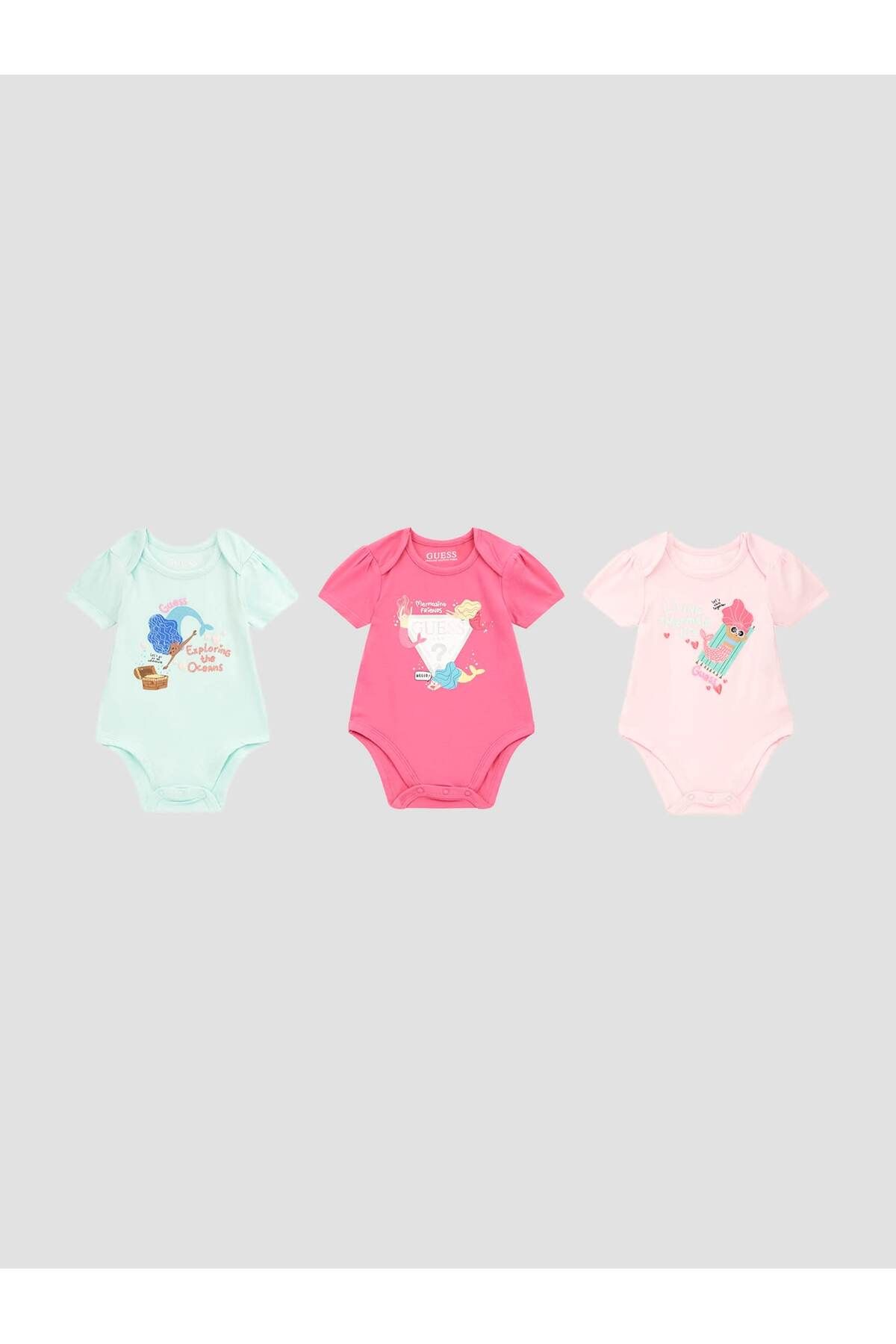 Guess Kız Çocuk 3'lü Body Set