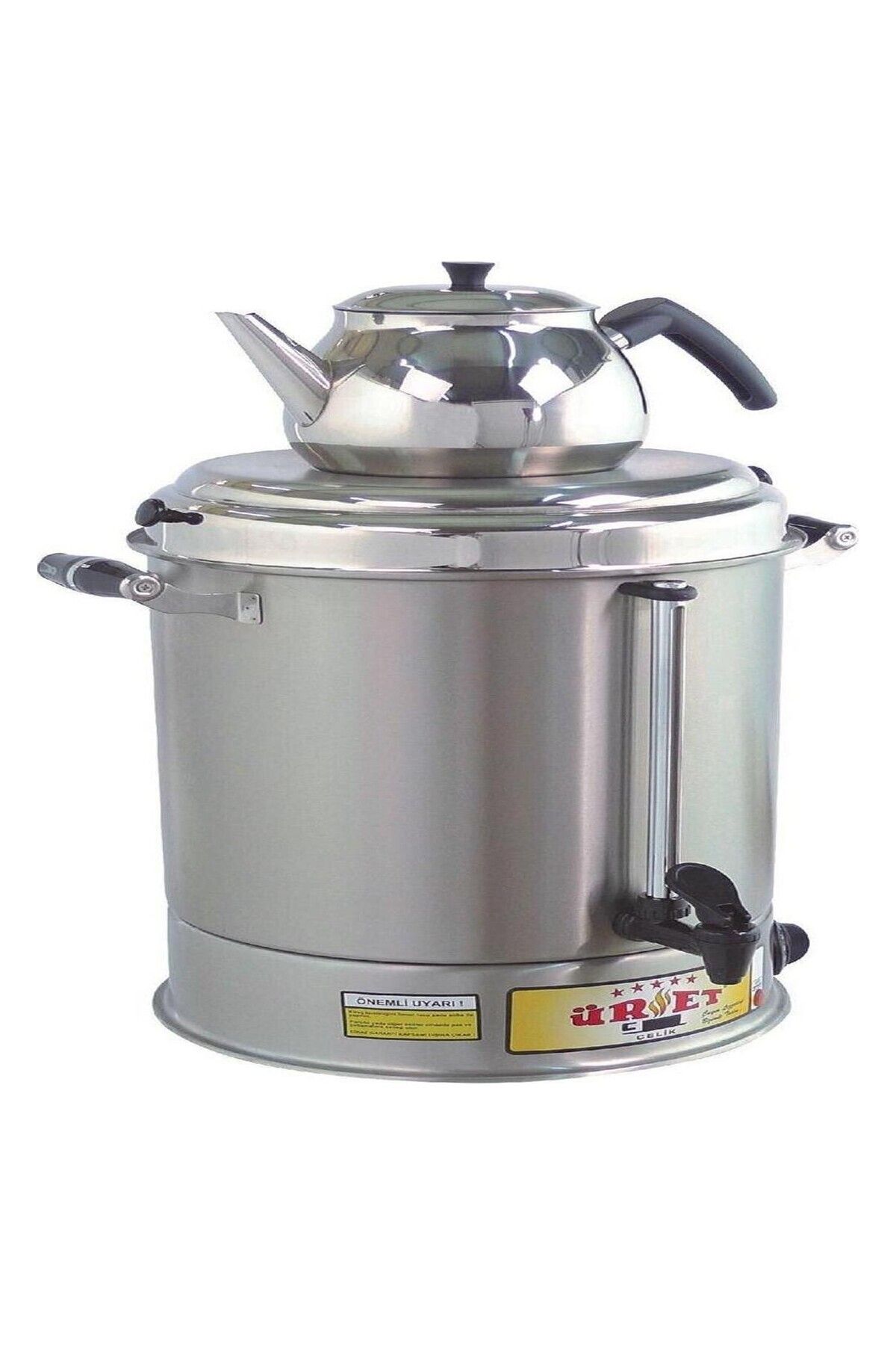 Üret Çelik Üret Çelik 6 Litre Standart Semaver CSM 2