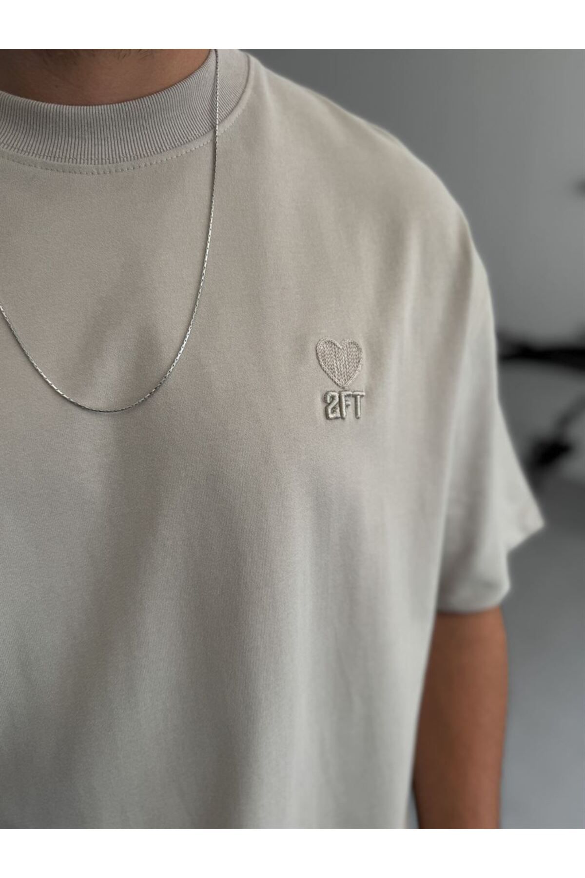 TÜZeMEN 2Ft Baskılı Oversize Yıkamalı TS