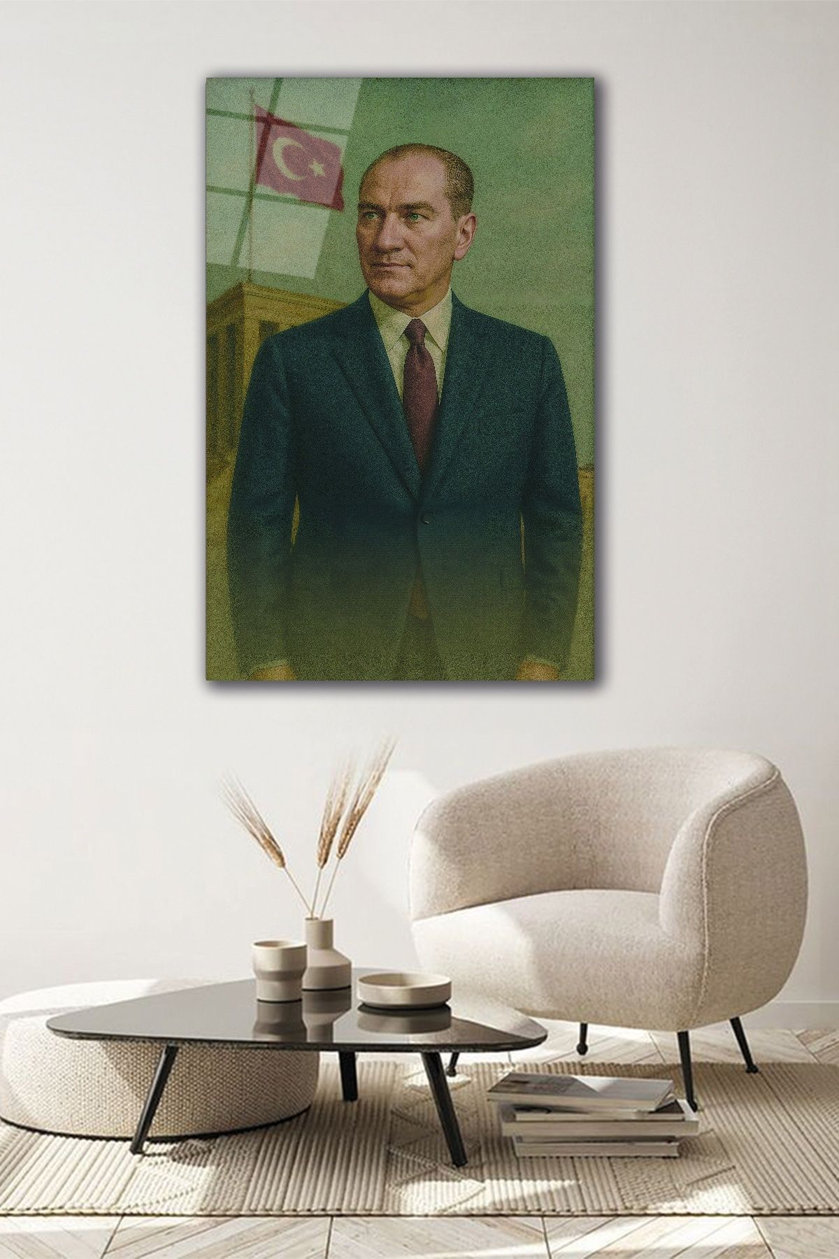 Royal Art Exclusive Atatürk Cam Tablo