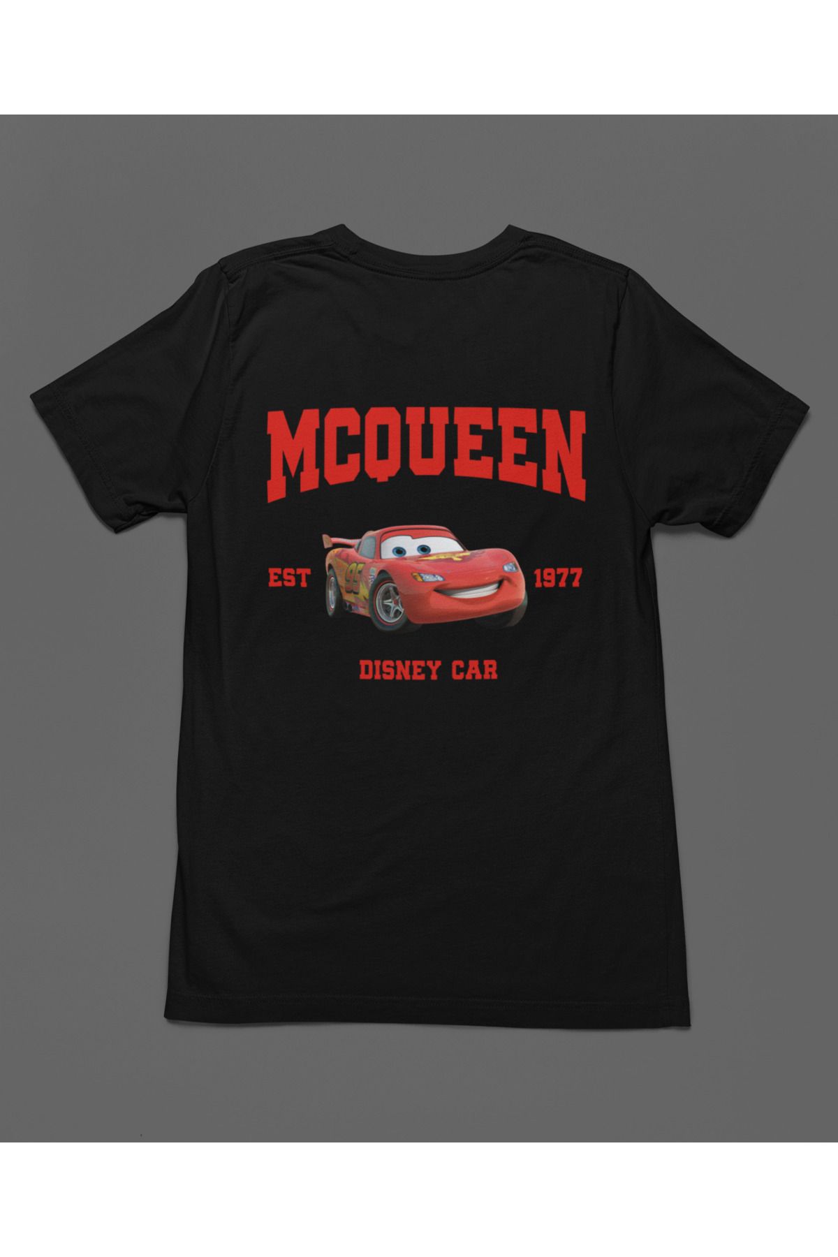 Bumeta Mcqueen Arabalar Cars Şimşek McQeen Unisex Tişört T-Shirt