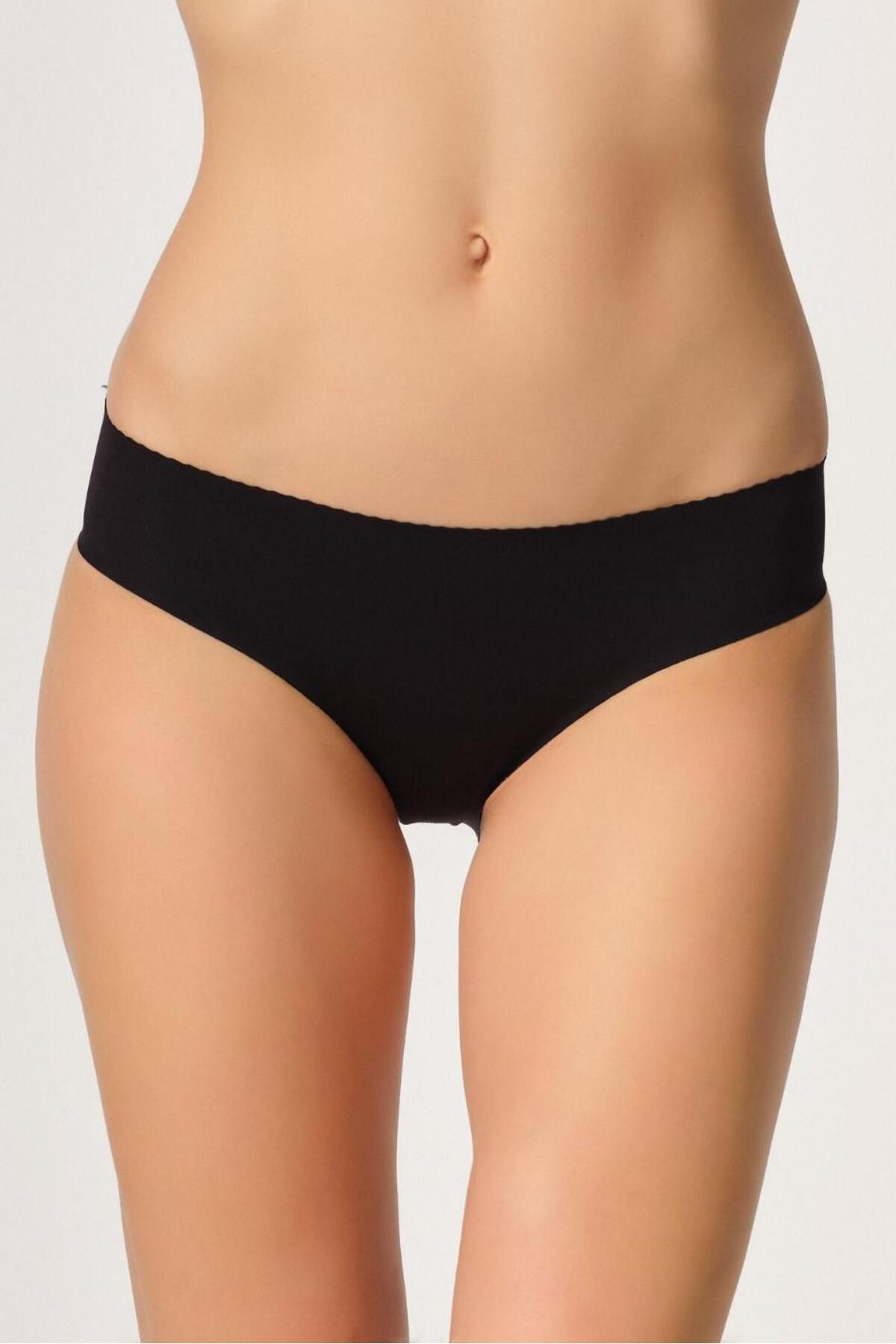 bazaar-turkey all you need SİYAH MI Emay 2701 Lazer Düşük Bel Külot Korse