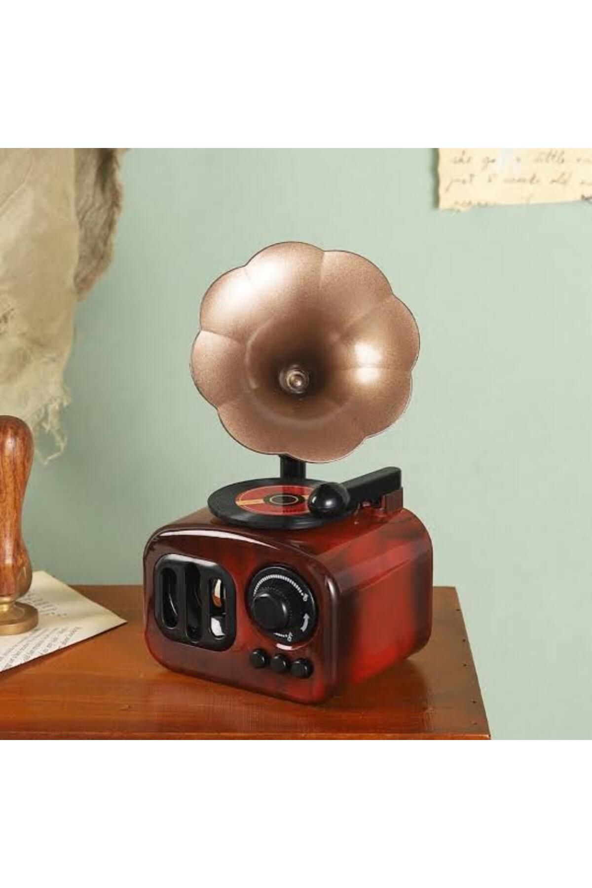 MR RZN STORE Gramofon Müzik Kutusu