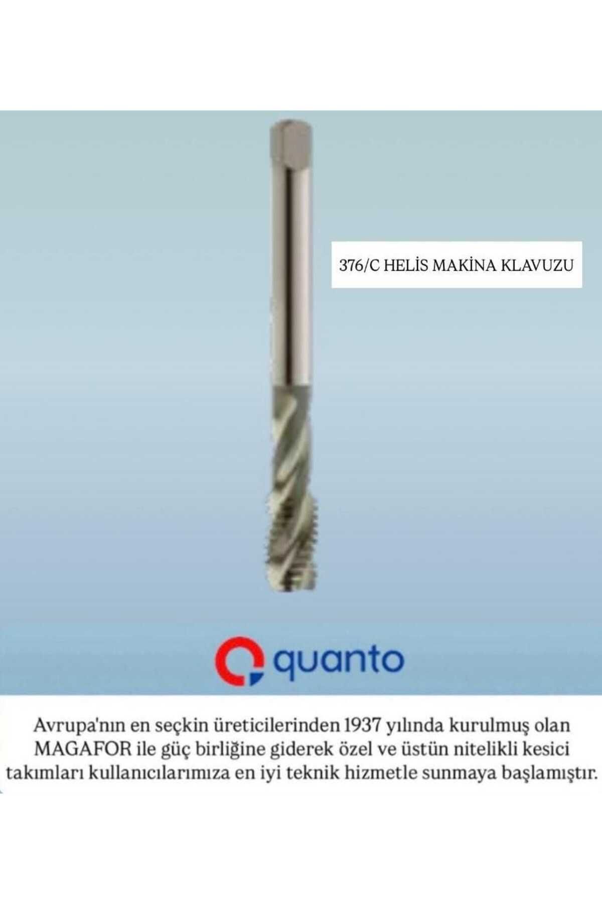 quanto M18x2.5 6H HSS-E DIN 376/C HELİS MAKİNE KLAVUZU