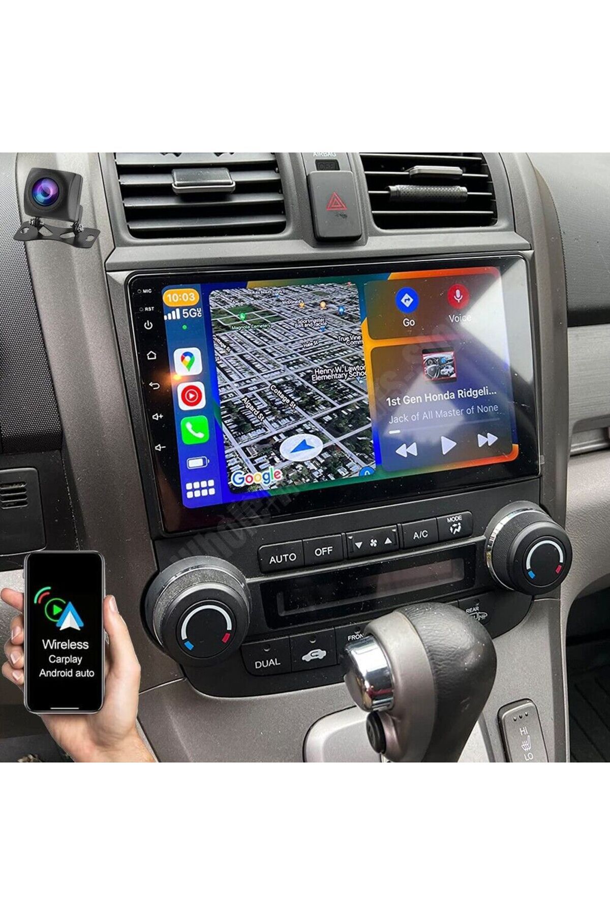 SOUNDCİTY HONDA CRV 2006-2012 MULTİMEDYA CARPLAY EKRAN SETİ 2 GB RAM 32 HAFIZALI
