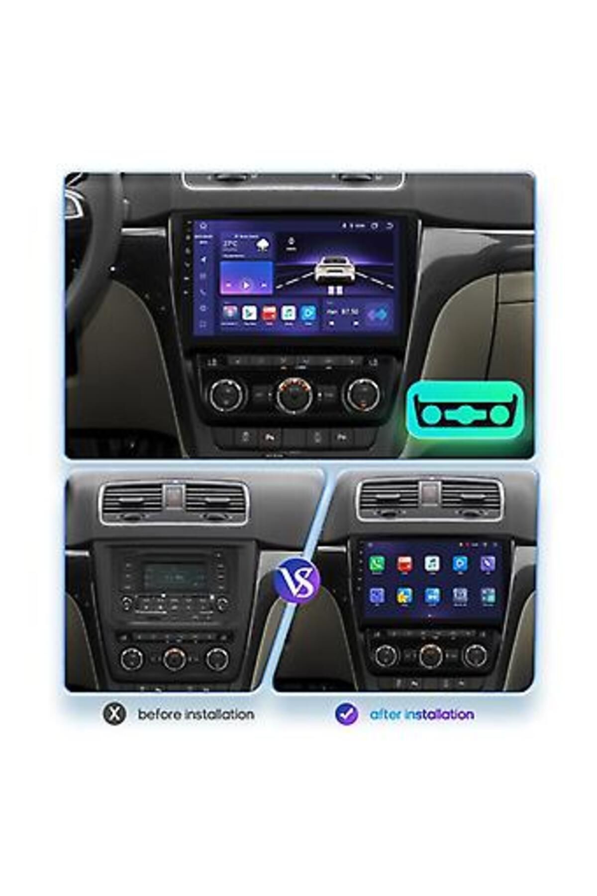 SOUNDCİTY SKODA YETİ 2009-2014 MULTİMEDYA CARPLAY EKRAN SETİ 2 GB RAM 32 HAFIZALI