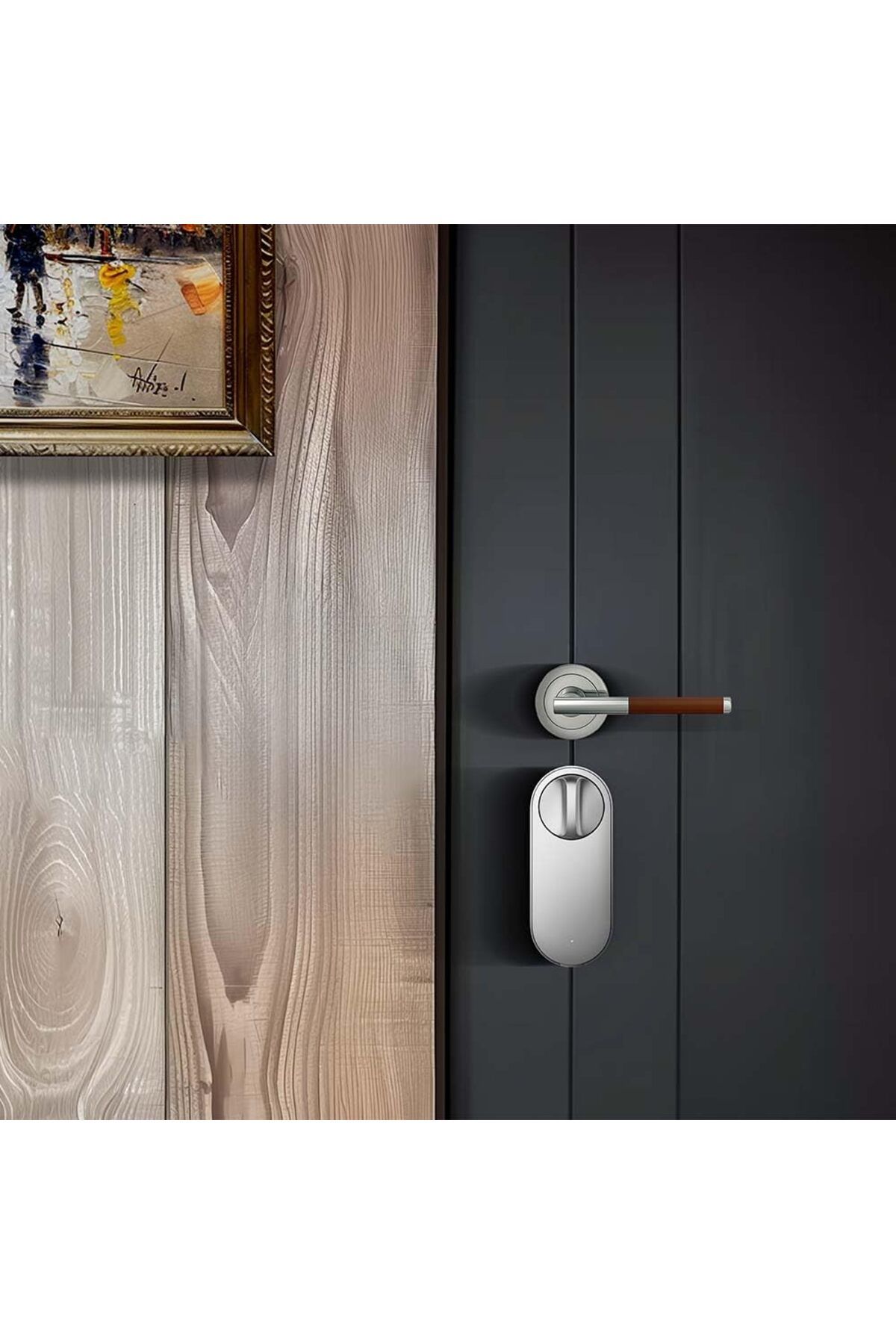 Aqara-Smart Lock U200 Deadbolt Kit with Built-in Fingerprint Reader and Keypad-White 7