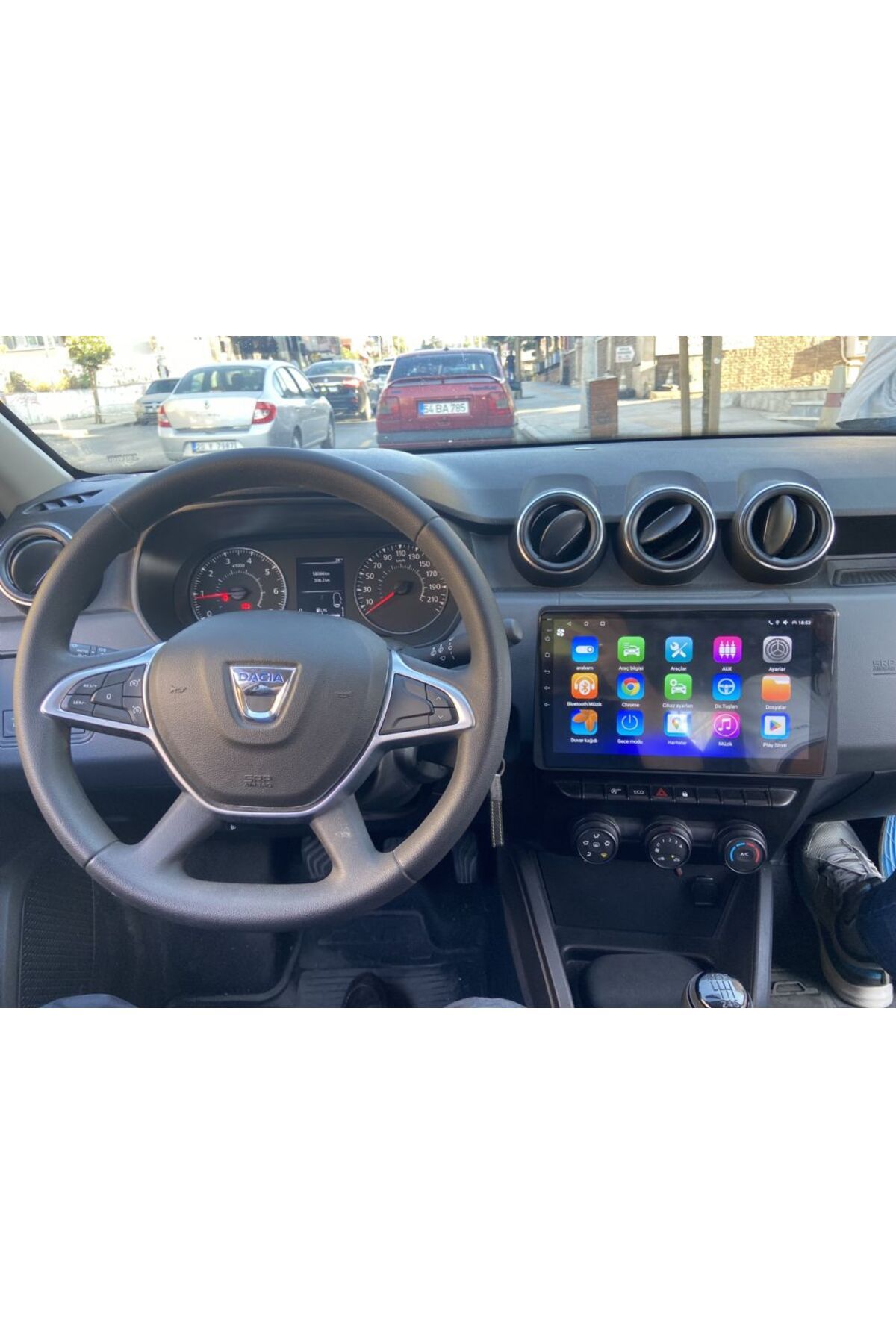 SOUNDCİTY DACIA DUSTER 2018-2025 MULTİMEDYA CARPLAY EKRAN SETİ 2 GB RAM 32 HAFIZALI