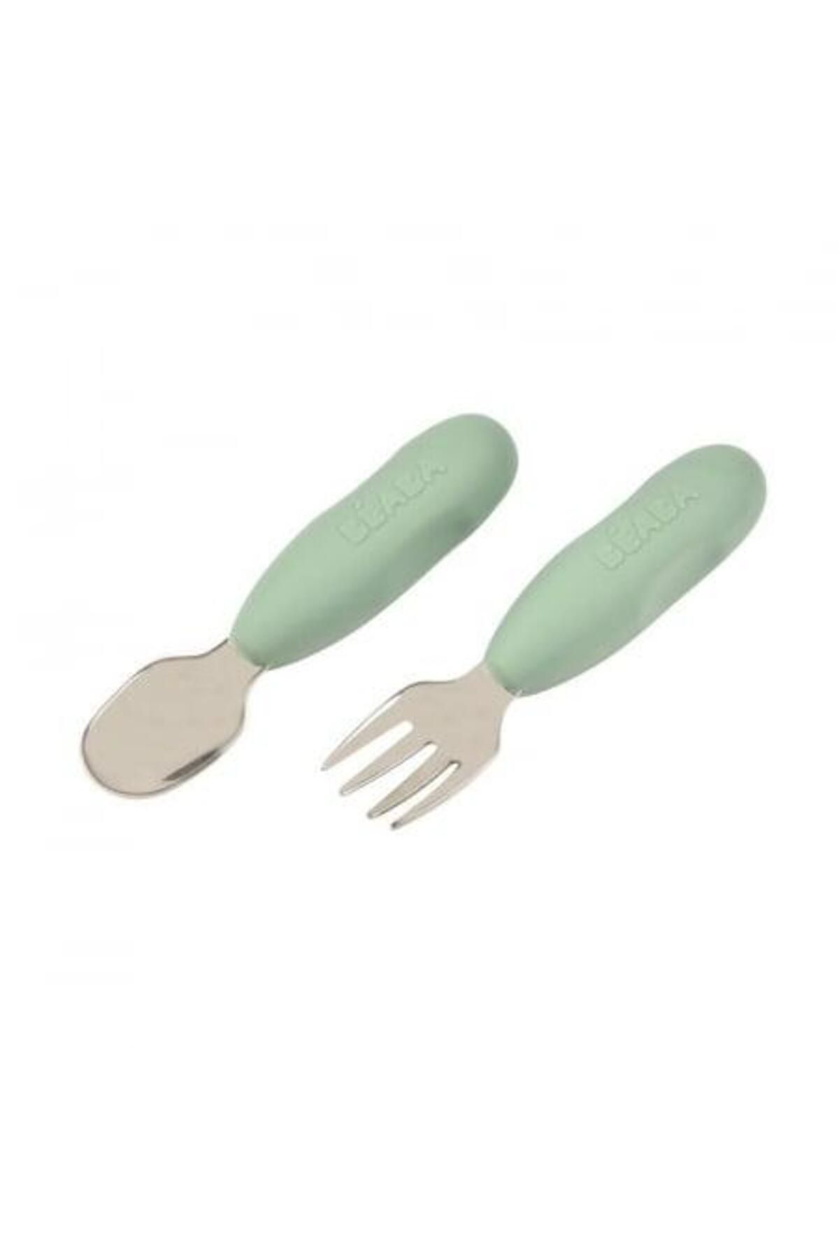 Beaba Set Tacamuri Inox Beaba Sage Green - One Size