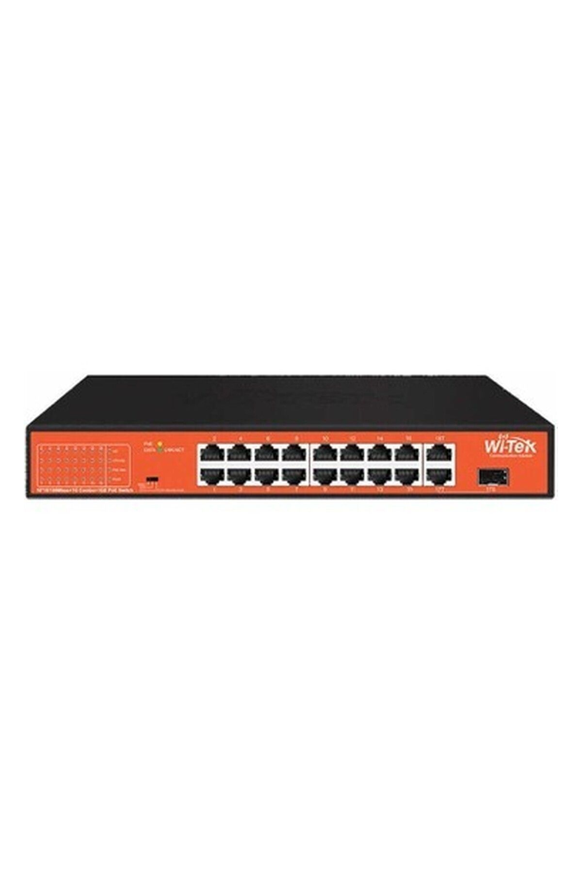 WI-TEK Wı-Tek 16PORT 150W Full Poe WI-PS518GH 10-100 Yönetilemez Switch