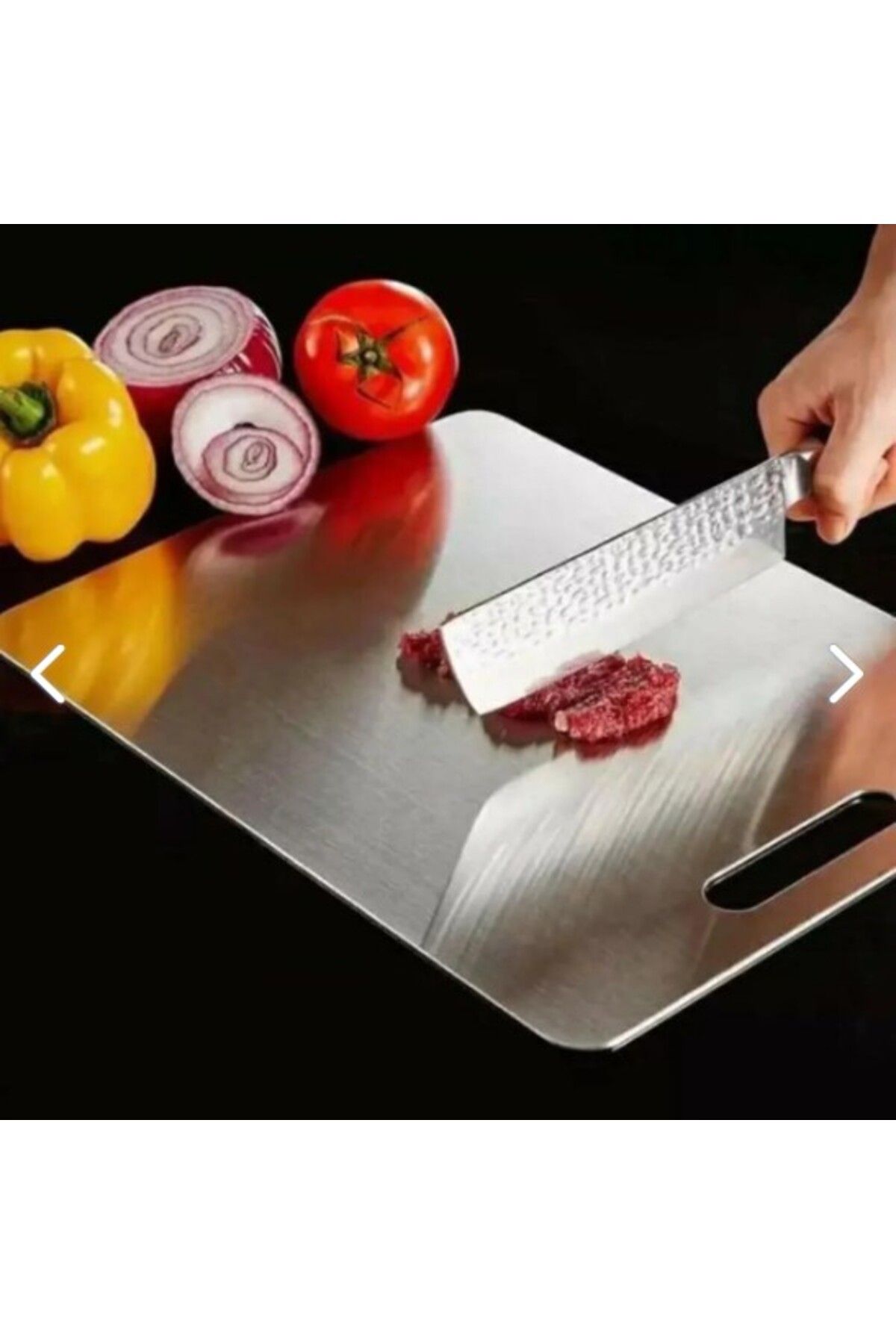 NEZADE STORE Paslanmaz Çelik Kesim Panosu