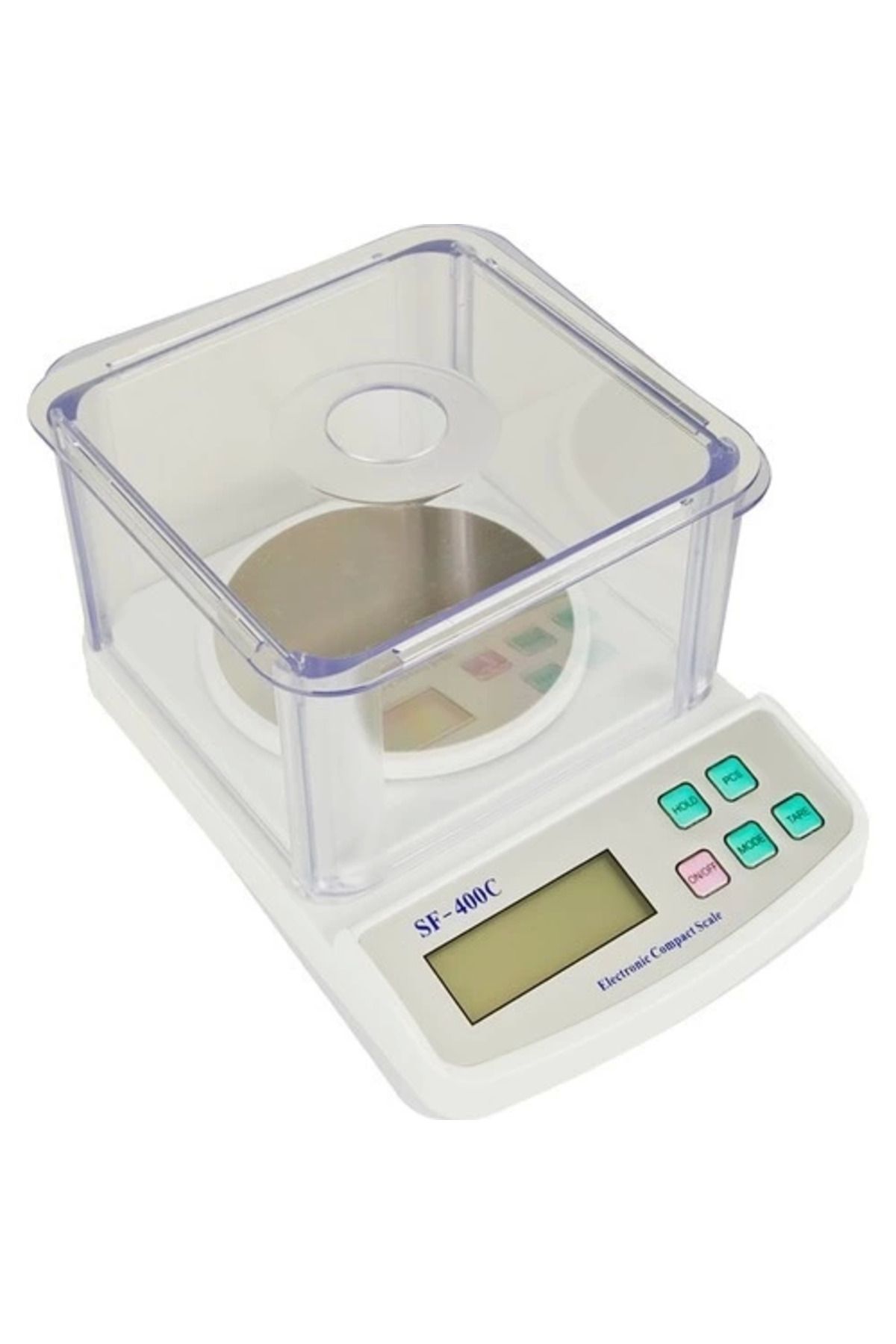 Modafiks Diamond Plus Dijital Göstergeli Plastik Fanuslu Hassas Terazi Sf-400c (500 Gr-0.01)