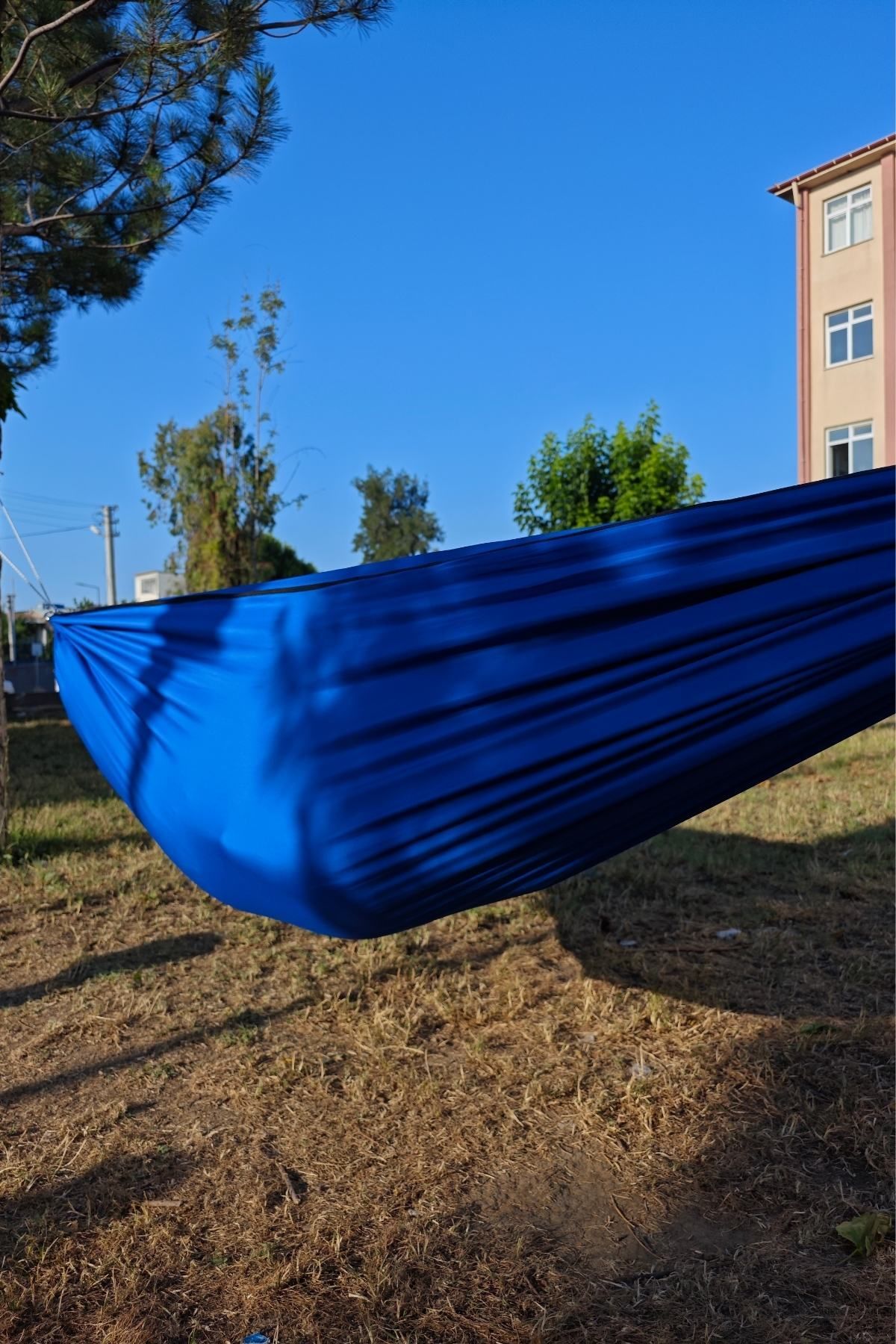 Med Online Kamp Piknik Hamağı Outdoor Su İtici Kumaş Katlanabilir Taşınabilir Kılıflı Bahçe Balkon Salıncak