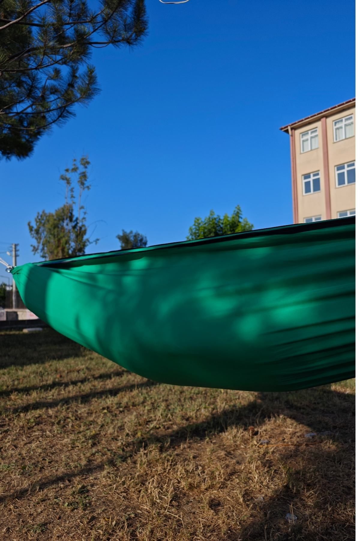 Med Online Kamp Piknik Hamağı Outdoor Su İtici Kumaş Katlanabilir Taşınabilir Kılıflı Bahçe Balkon Salıncak