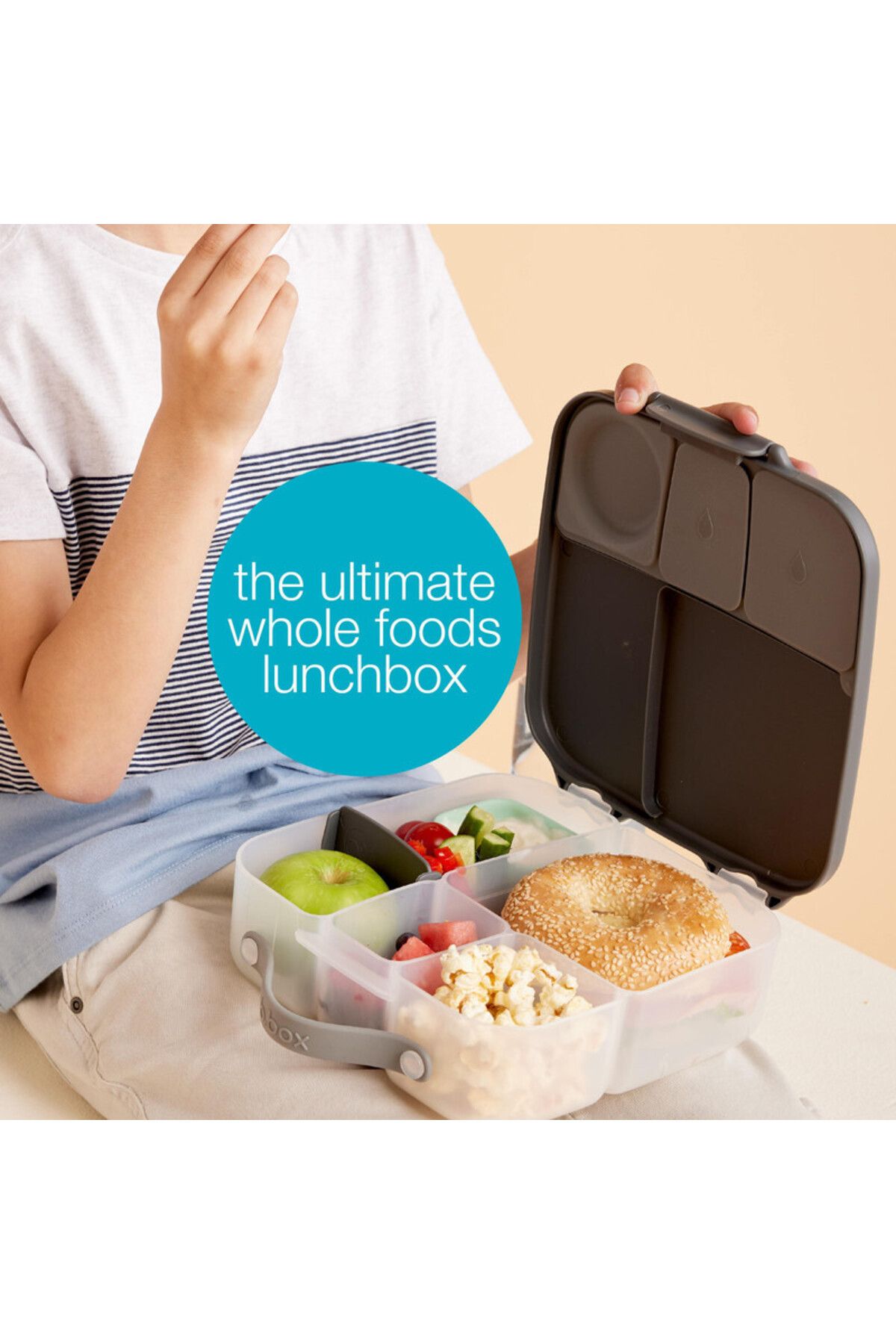 Bbox-B.Box Lunchbox , Jumbo Bento Box With 4 Compartments (2 Leakproof), From 3+ , 1L Capacity 5
