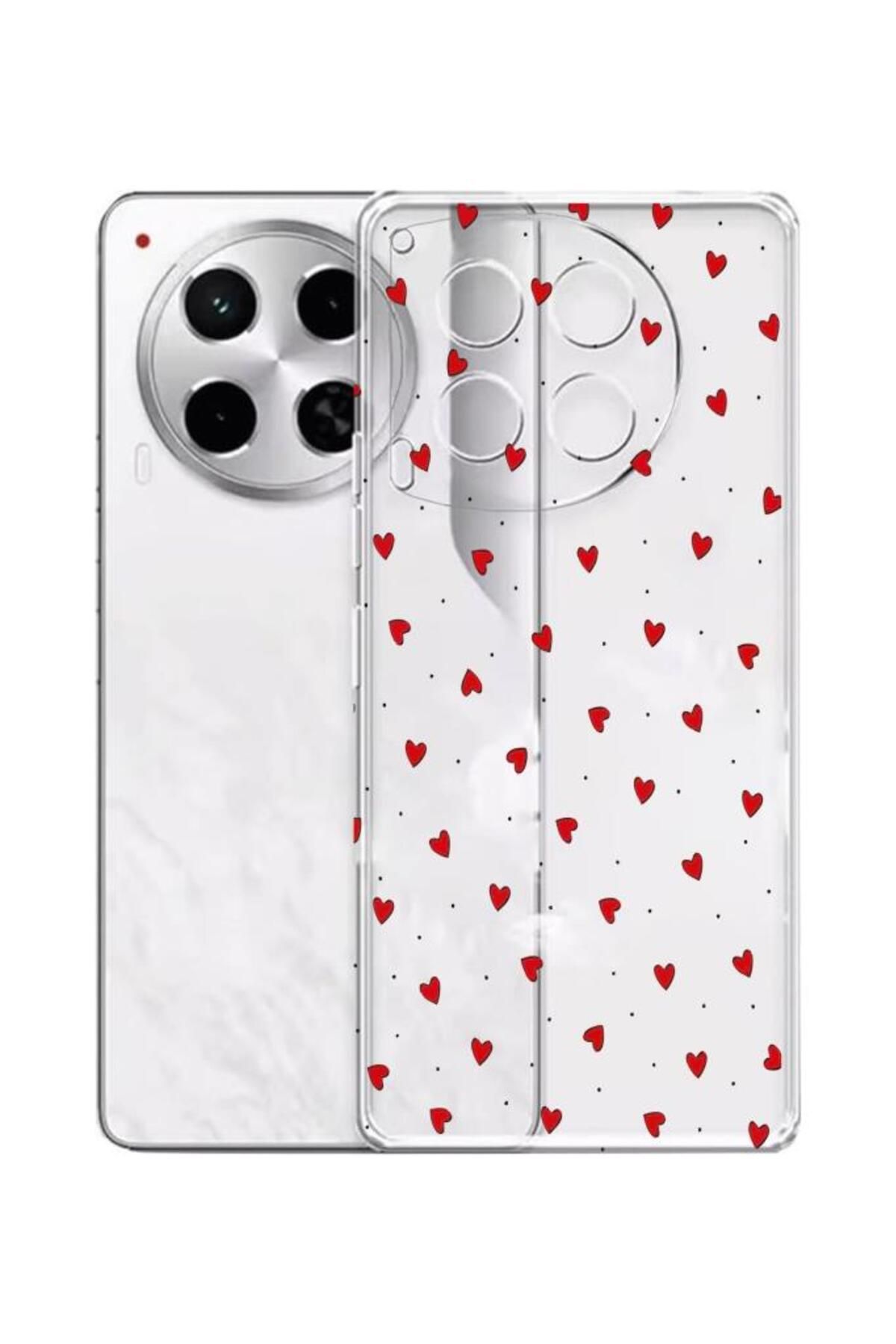 3GEN CASE Tecno Camon 30 Uyumlu Desenli Şeffaf Silikon Kılıf